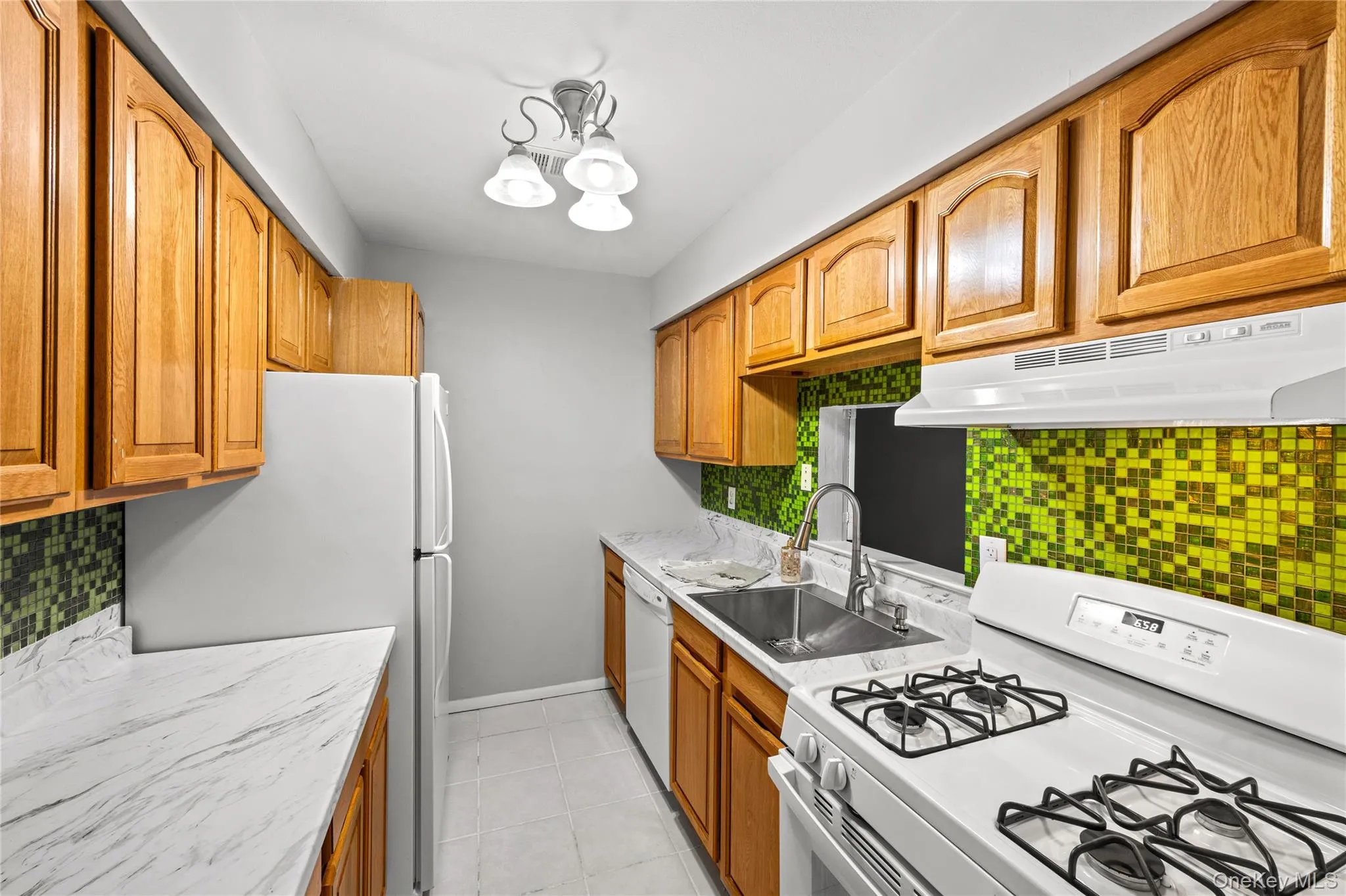 Kitchen Showcasing New Counters. Kitchen Showcasing New Counters.