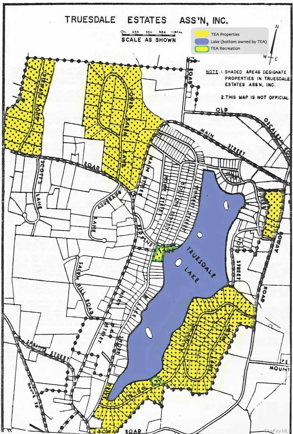 Truesdale Association Map Truesdale Association Map