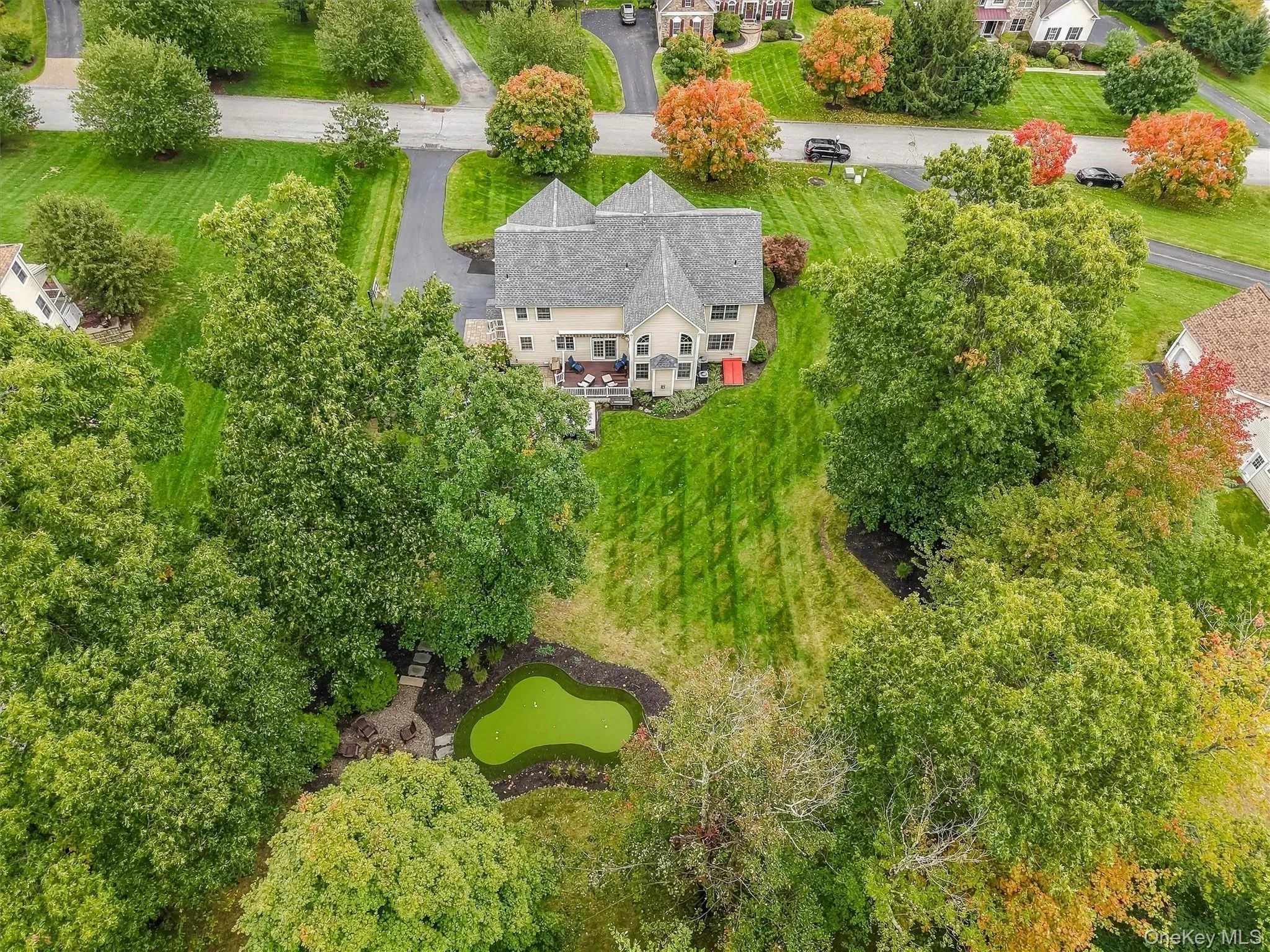 Enjoy complete backyard privacy, with a rear yard that’s perfect for outdoor activities, entertaining, or work on your golf game with your own personal putting green! Set on a 1.56-acre lot, this home strikes the perfect balance between seclusion and scenic views. You’ll experience the tranquility of your own private space while still enjoying the open, majestic surroundings of the coveted Legends neighborhood. Enjoy complete backyard privacy, with a rear yard that’s perfect for outdoor activities, entertaining, or work on your golf game with your own personal putting green! Set on a 1.56-acre lot, this home strikes the perfect balance between seclusion and scenic views. You’ll experience the tranquility of your own private space while still enjoying the open, majestic surroundings of the coveted Legends neighborhood.