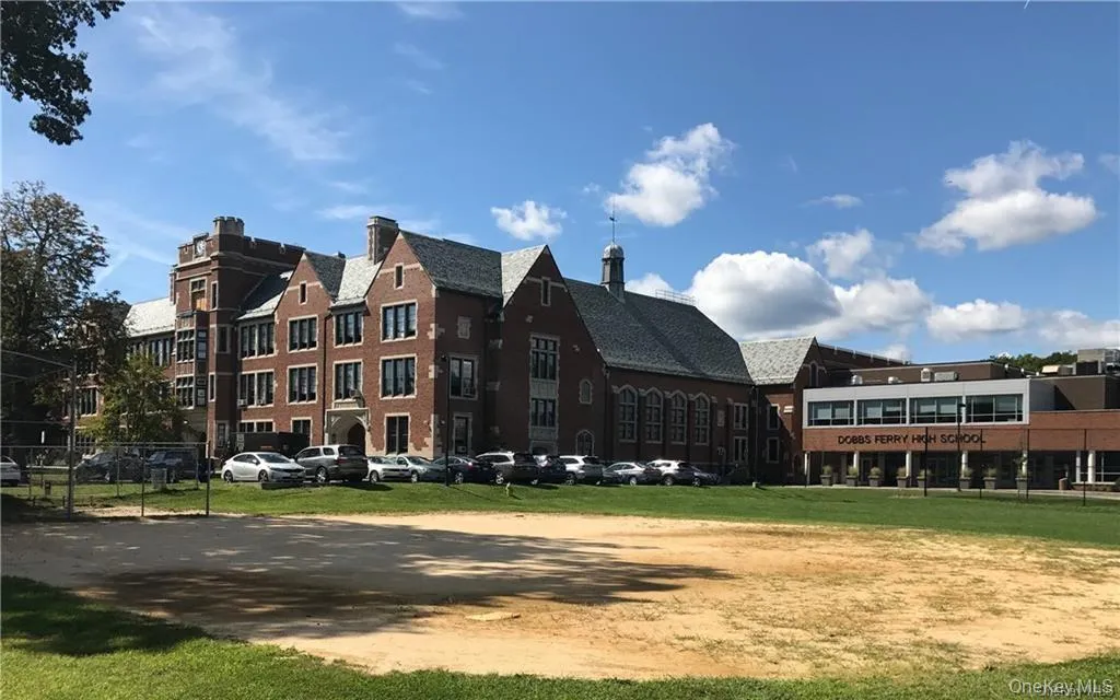 Middle school and high school across the street from this rental Middle school and high school across the street from this rental