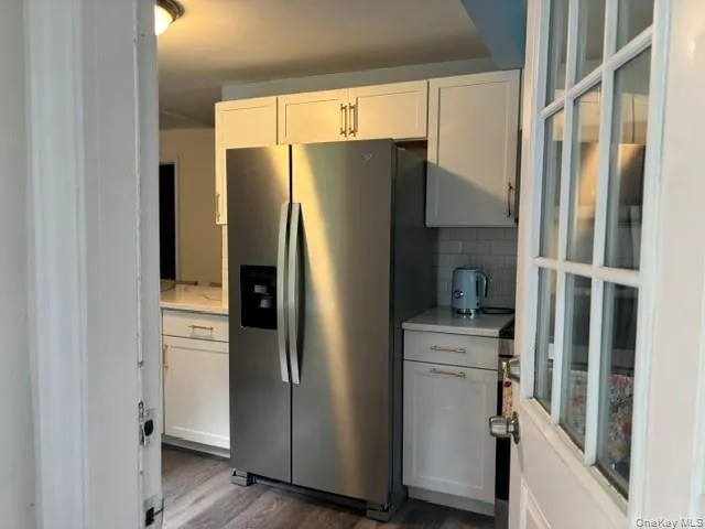 Side entry into kitchen Side entry into kitchen