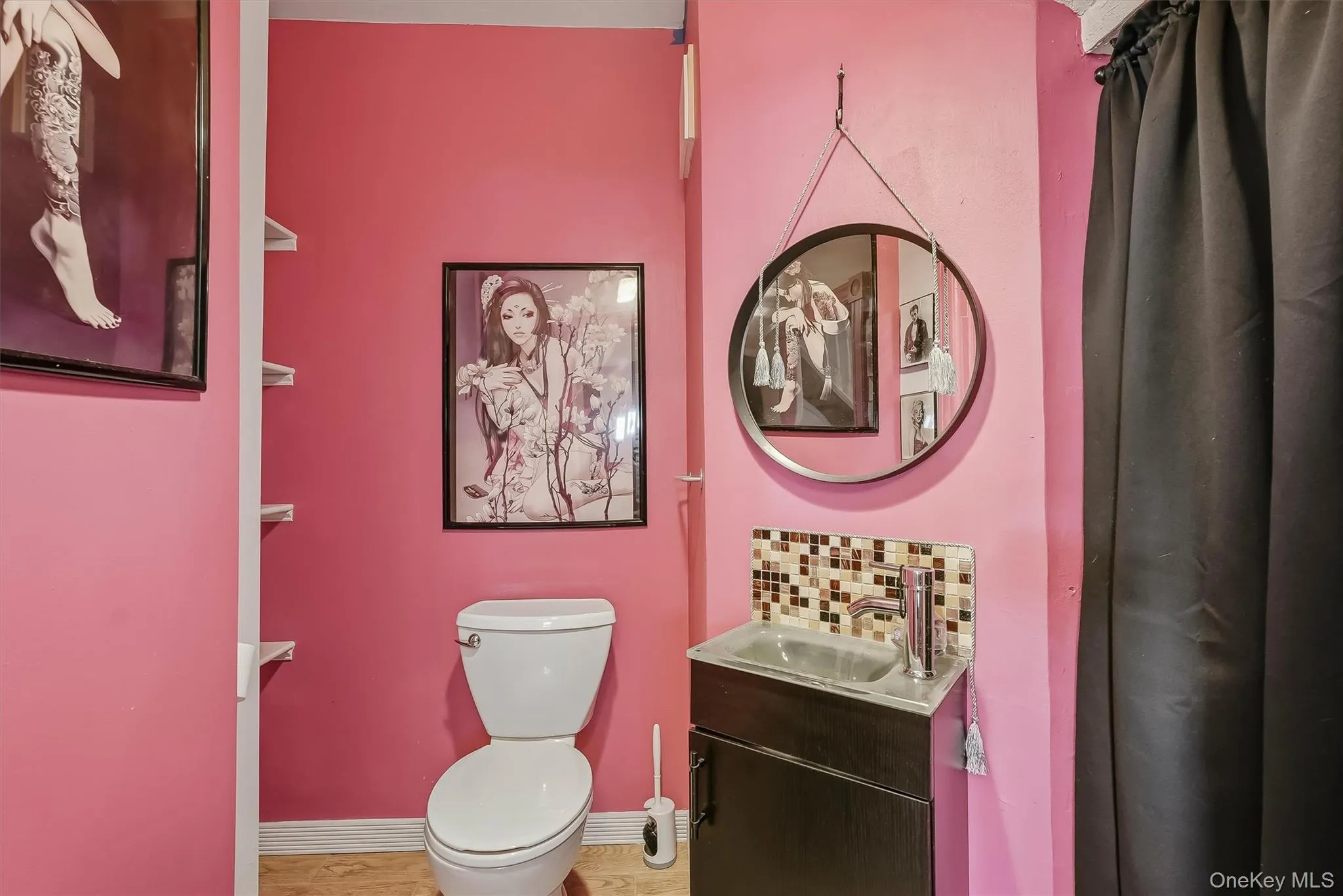 Powder room on the main level. Powder room on the main level.