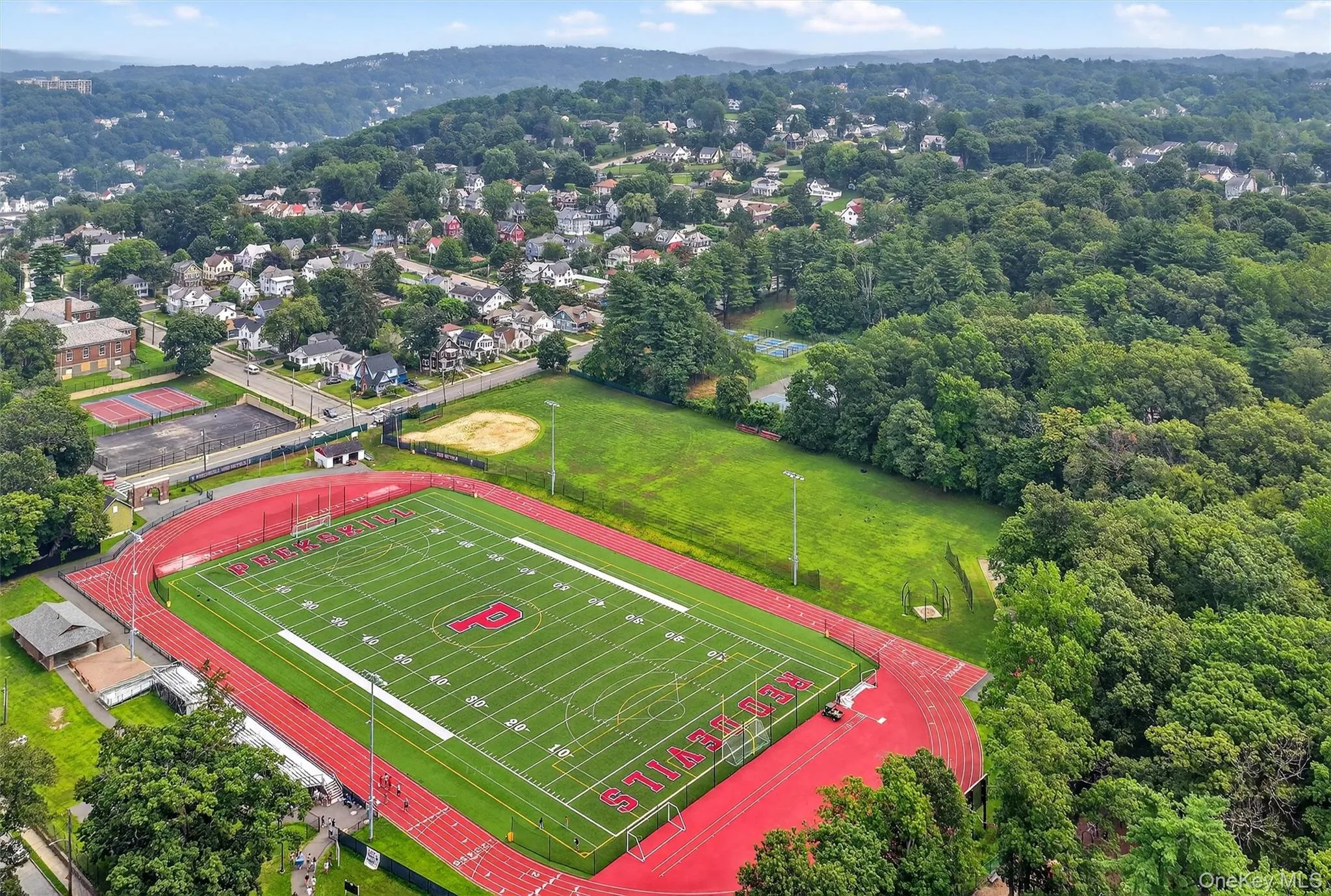 Football field at Depew Park. Football field at Depew Park.