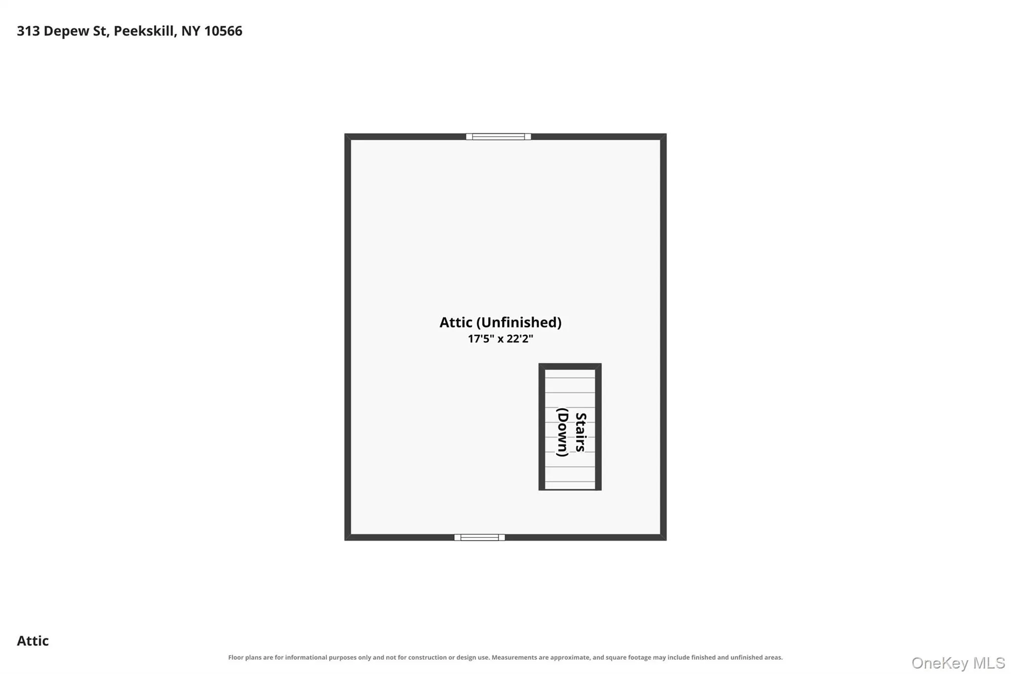 Attic Floor Plan Attic Floor Plan