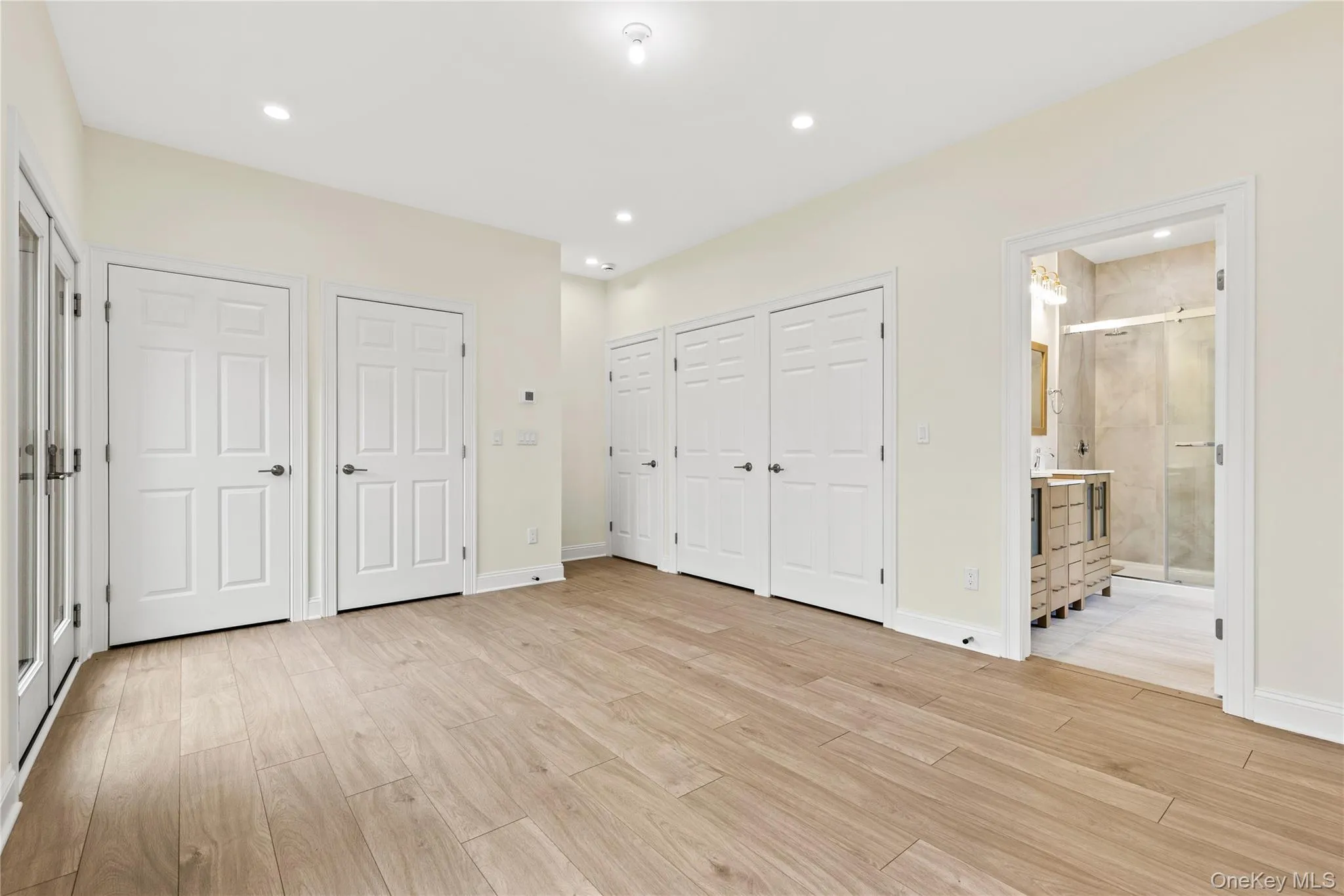The Primary Bedroom offers plenty of closet space. The Primary Bedroom offers plenty of closet space.