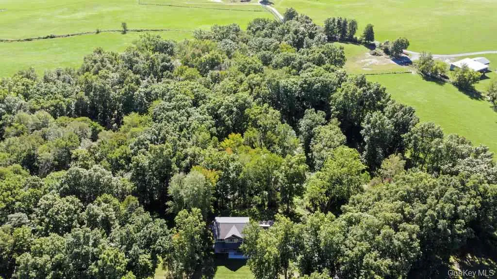 Extensive natural tree coverage and a surrounding green landscape Extensive natural tree coverage and a surrounding green landscape