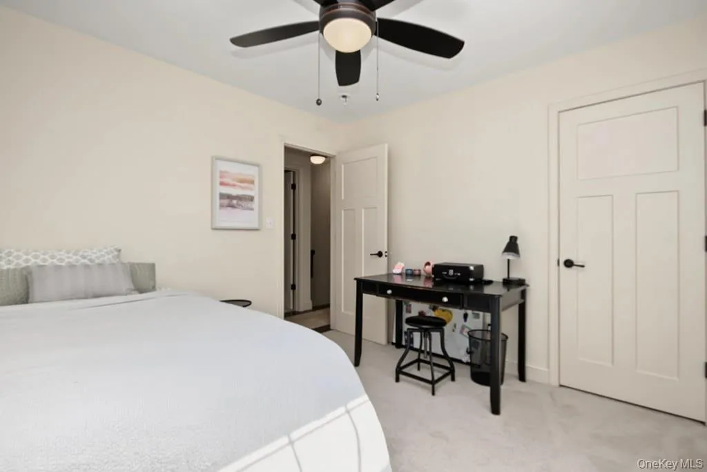 neutral wall color, two panel doors, black hardware neutral wall color, two panel doors, black hardware