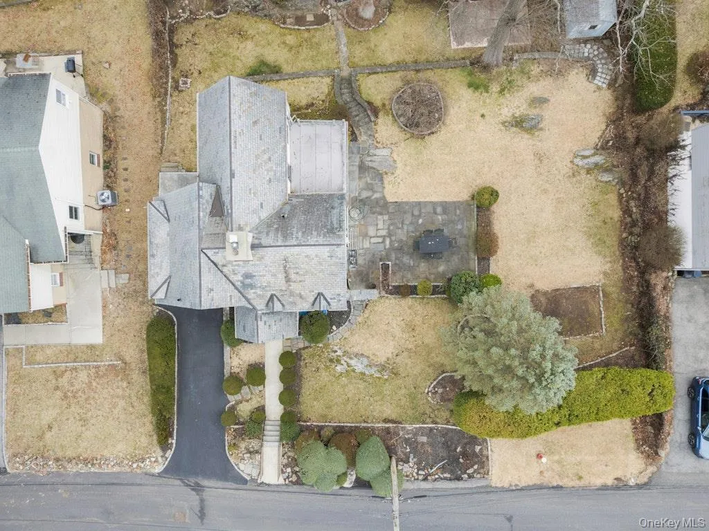 Aerial view of house with lot to right Aerial view of house with lot to right