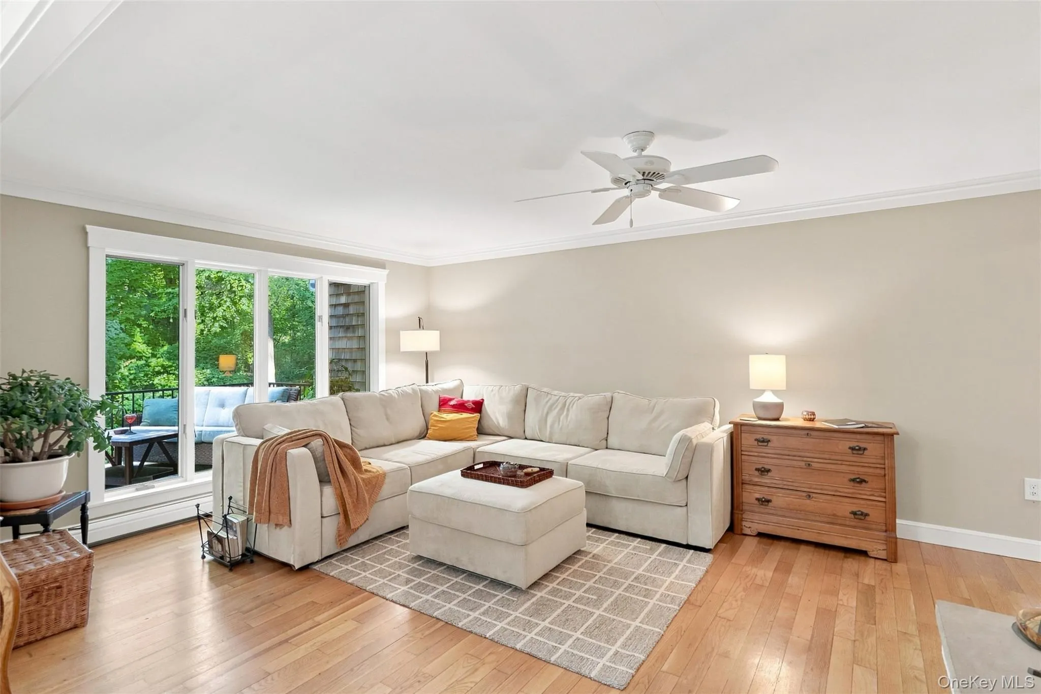 Living room with hardwood floors Living room with hardwood floors