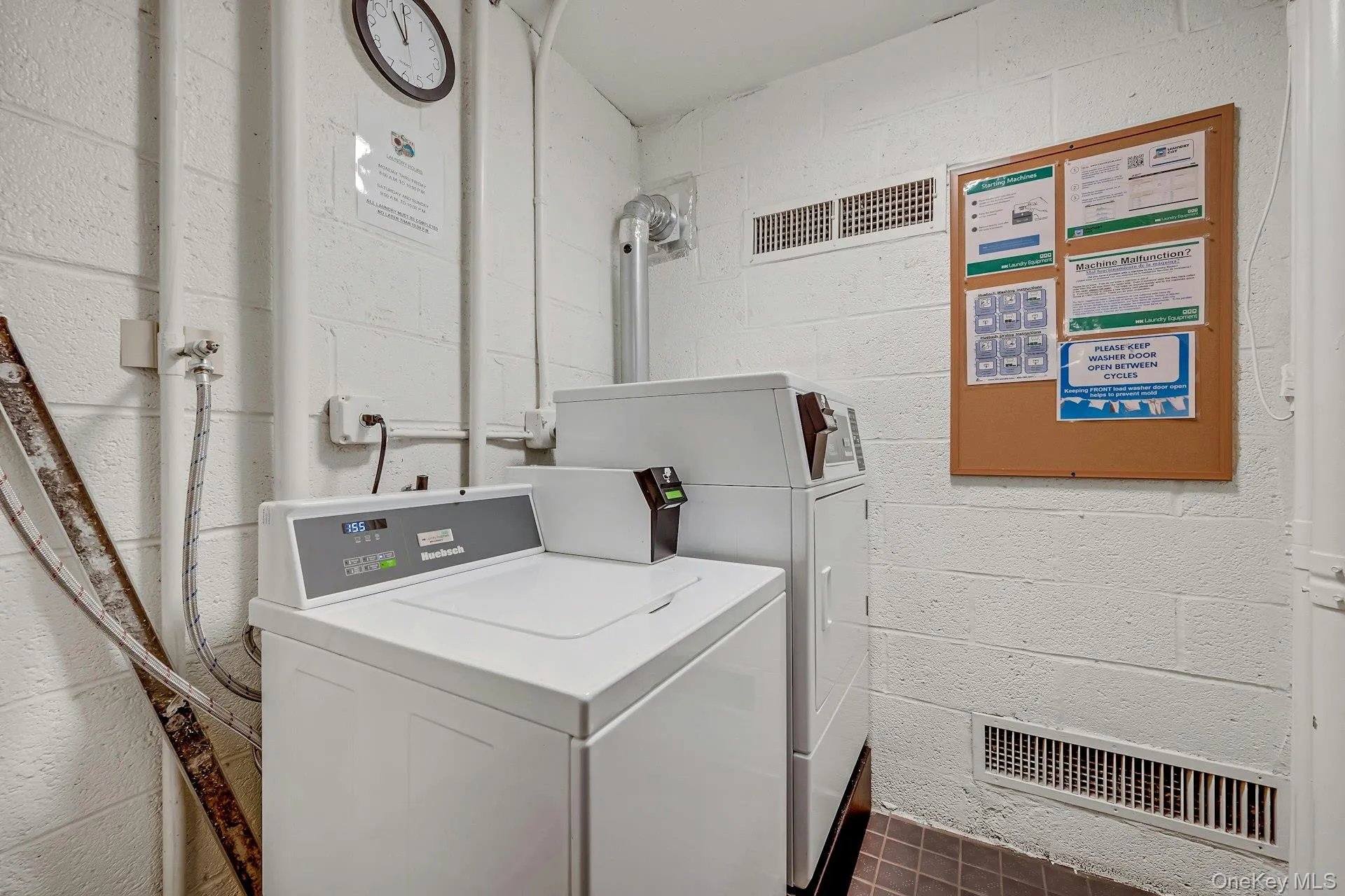 Laundry right next door on the floor Laundry right next door on the floor
