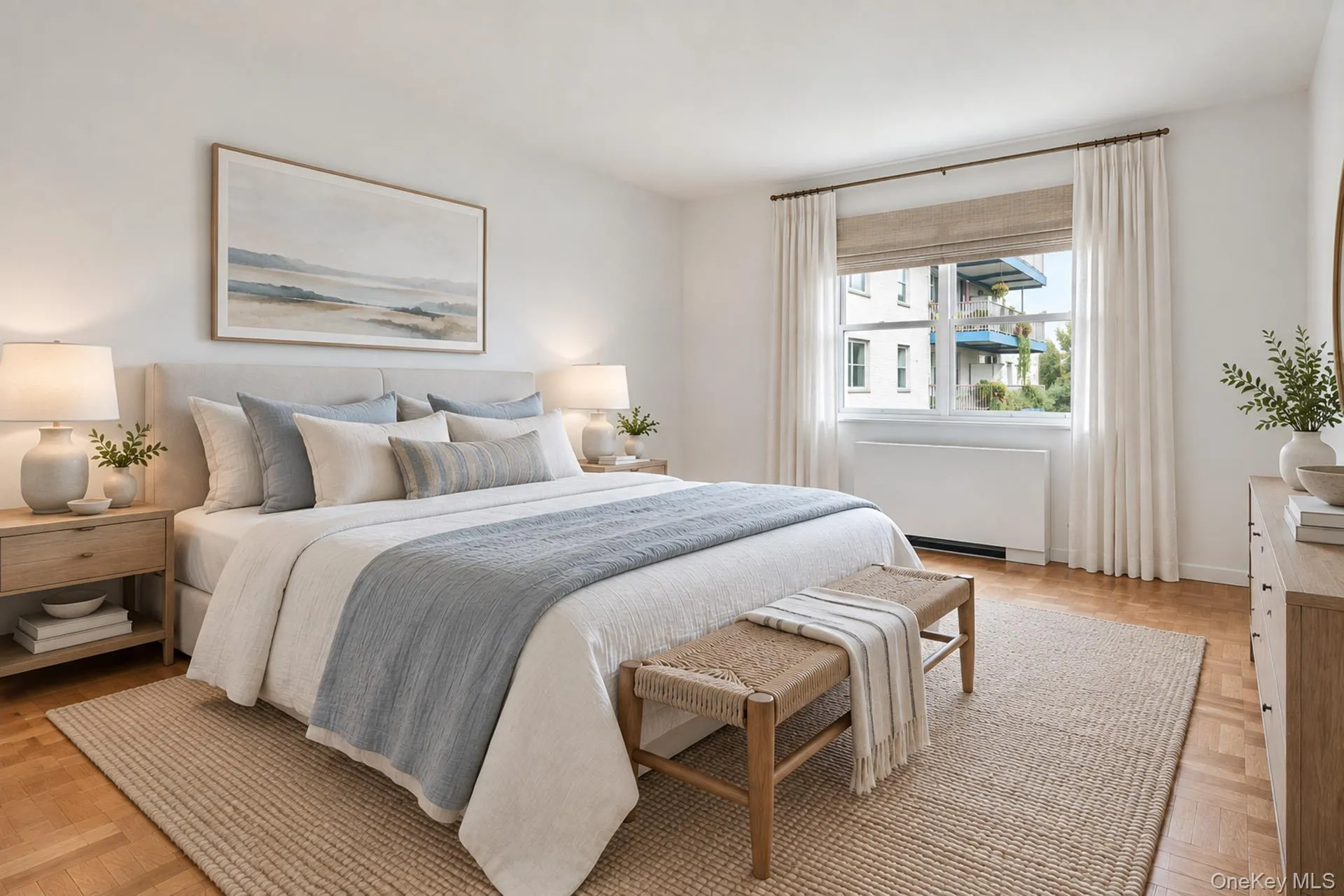Spacious bedroom, virtually staged for inspiration. Spacious bedroom, virtually staged for inspiration.