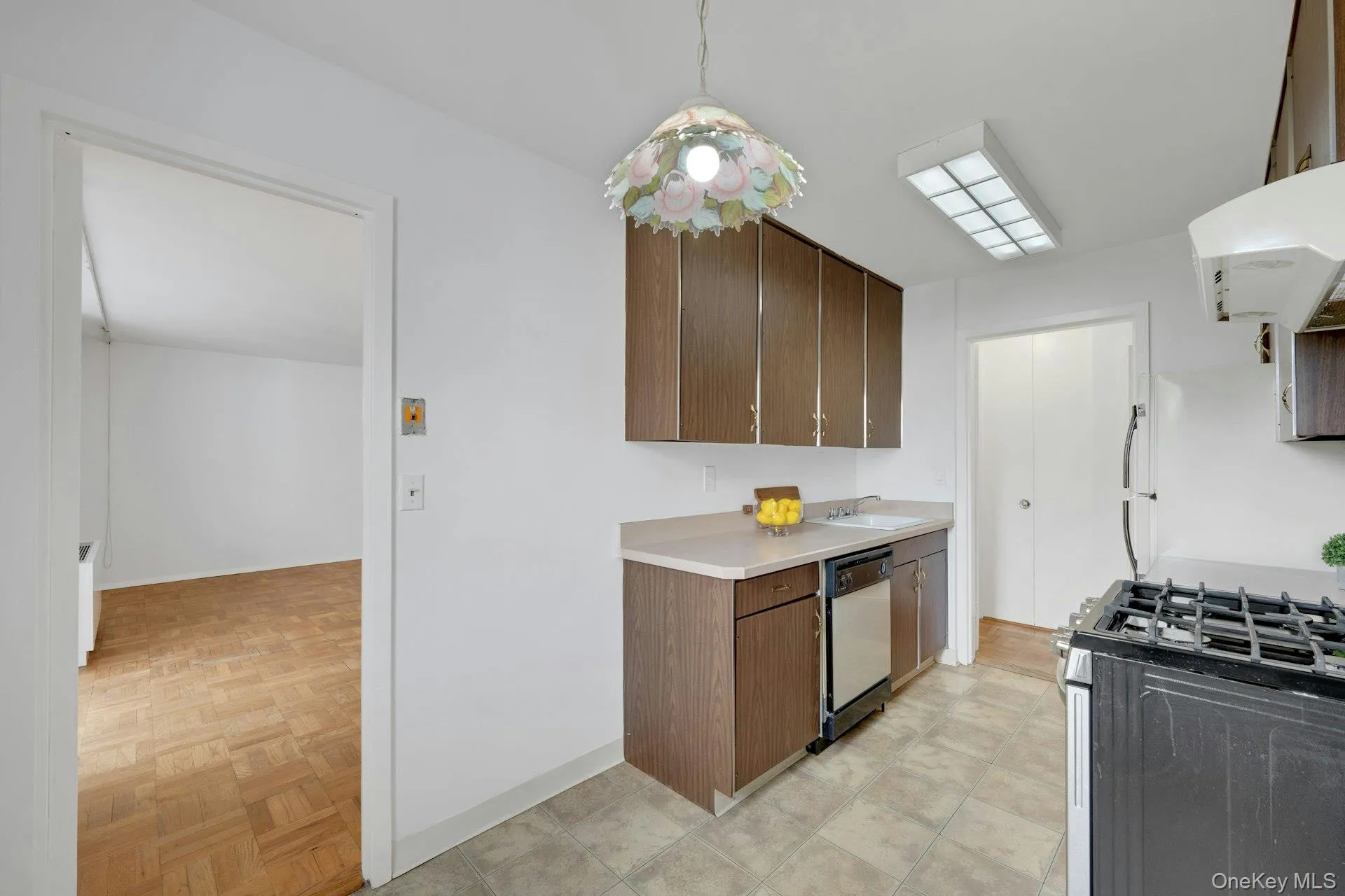 The kitchen flows seamlessly into the adjacent dining area. The kitchen flows seamlessly into the adjacent dining area.