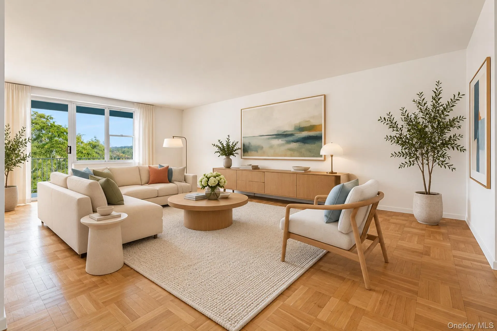 Another view of the virtually staged living room, with plenty of space to create a comfortable home office. Another view of the virtually staged living room, with plenty of space to create a comfortable home office.