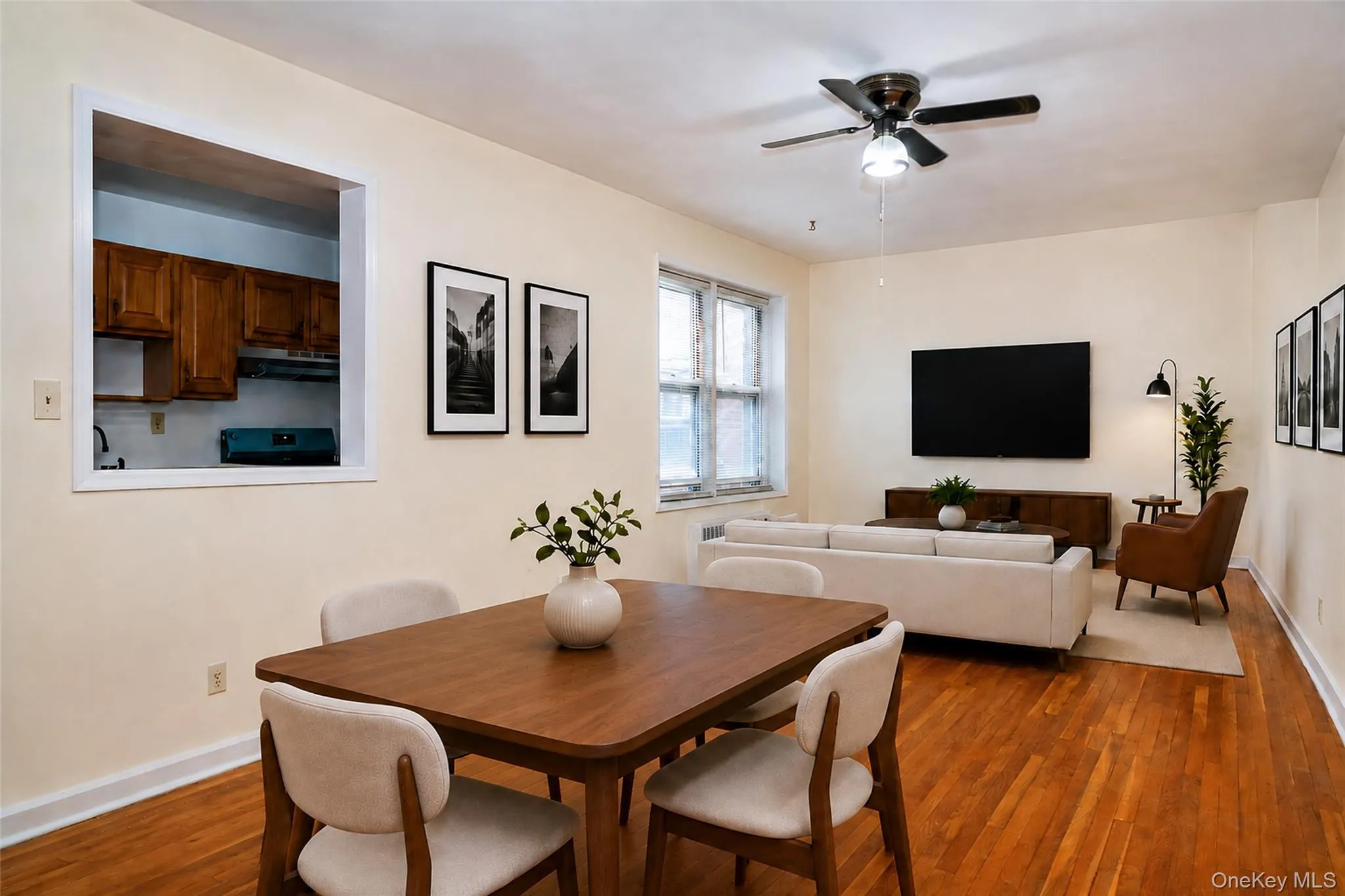 All hardwood floors throughout apartment ***all interior photos virtually staged All hardwood floors throughout apartment ***all interior photos virtually staged