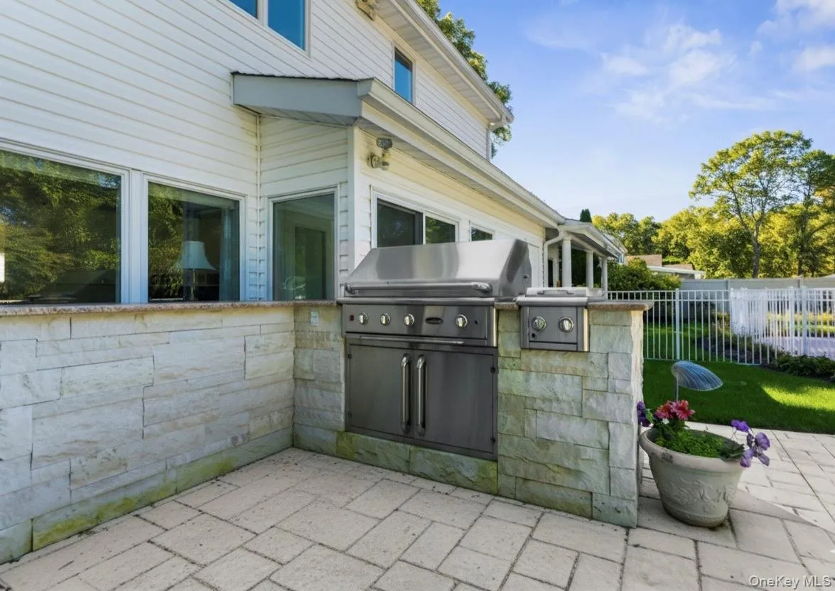 View of patio with area for grilling View of patio with area for grilling