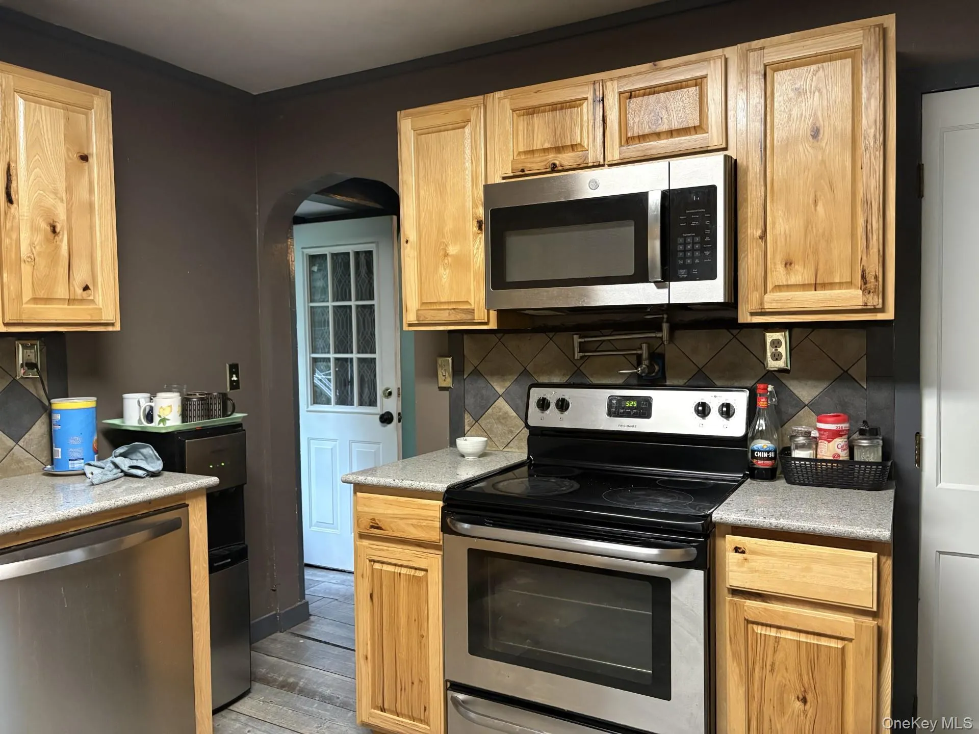 Kitchen and garage door Kitchen and garage door