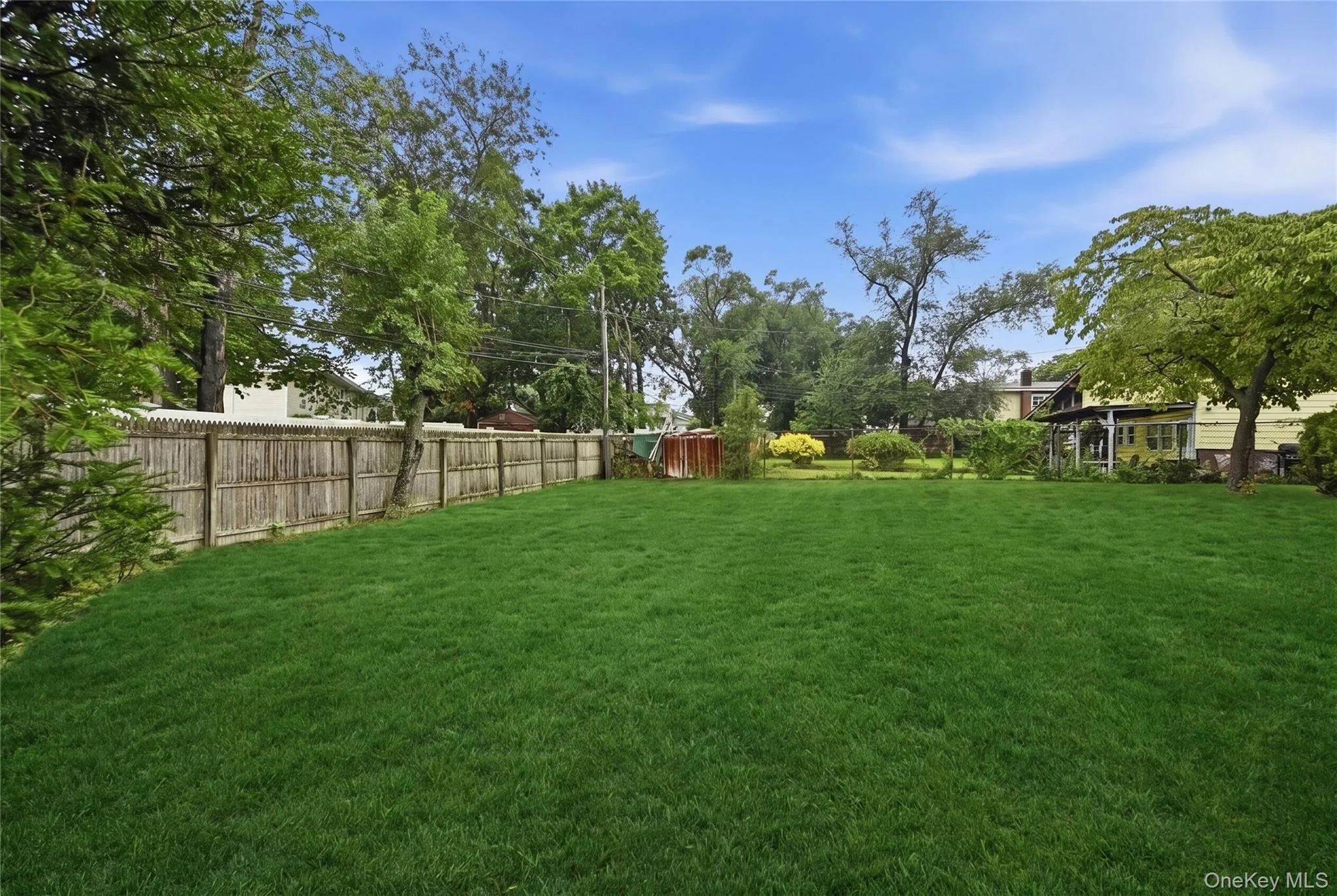 Fully fenced yard Fully fenced yard