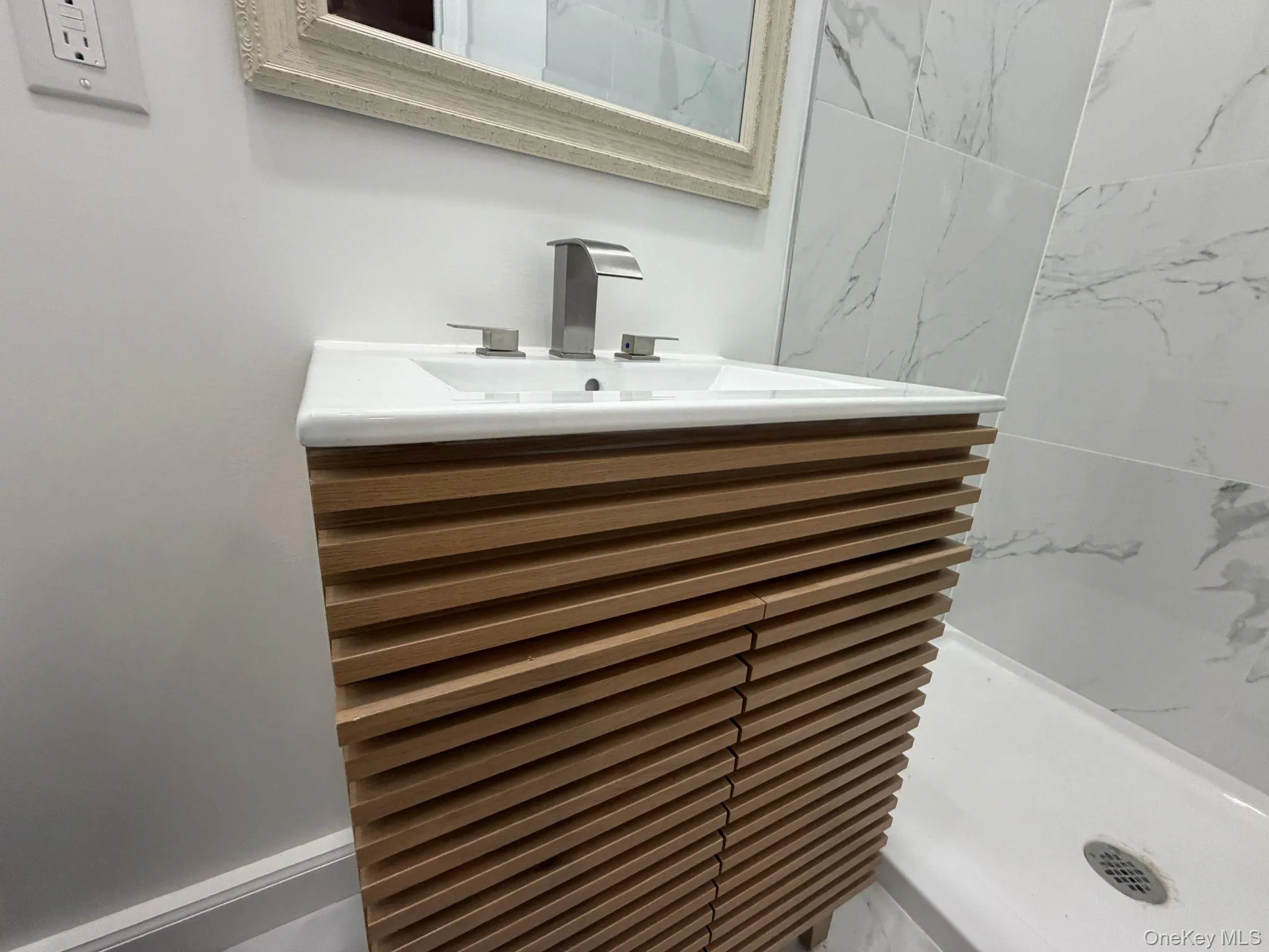 Newly Renovated Full Bathroom on First Floor with Shower Newly Renovated Full Bathroom on First Floor with Shower