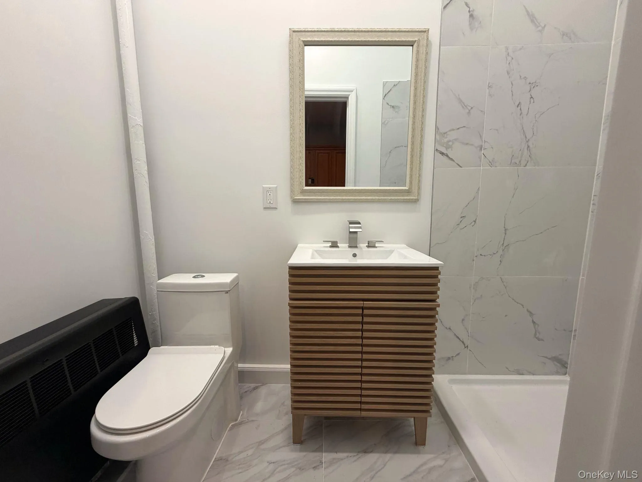 Newly Renovated Full Bathroom on First Floor with Shower Newly Renovated Full Bathroom on First Floor with Shower