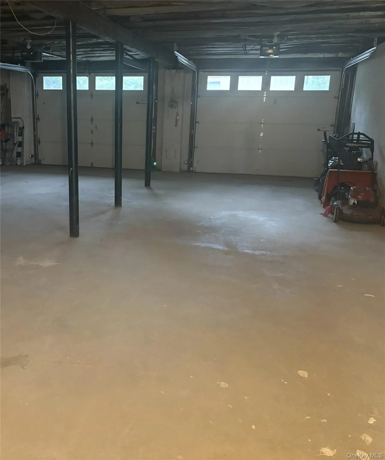 Over sized 2 car garage Over sized 2 car garage