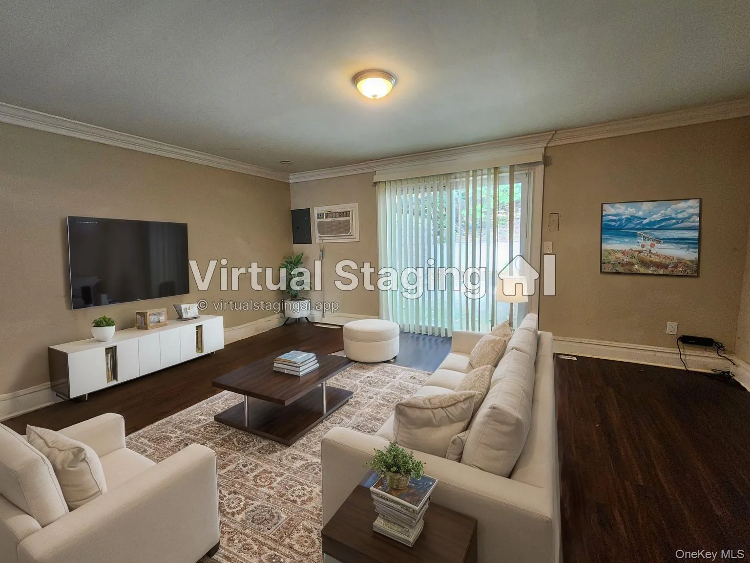 Living Room virtually staged Living Room virtually staged