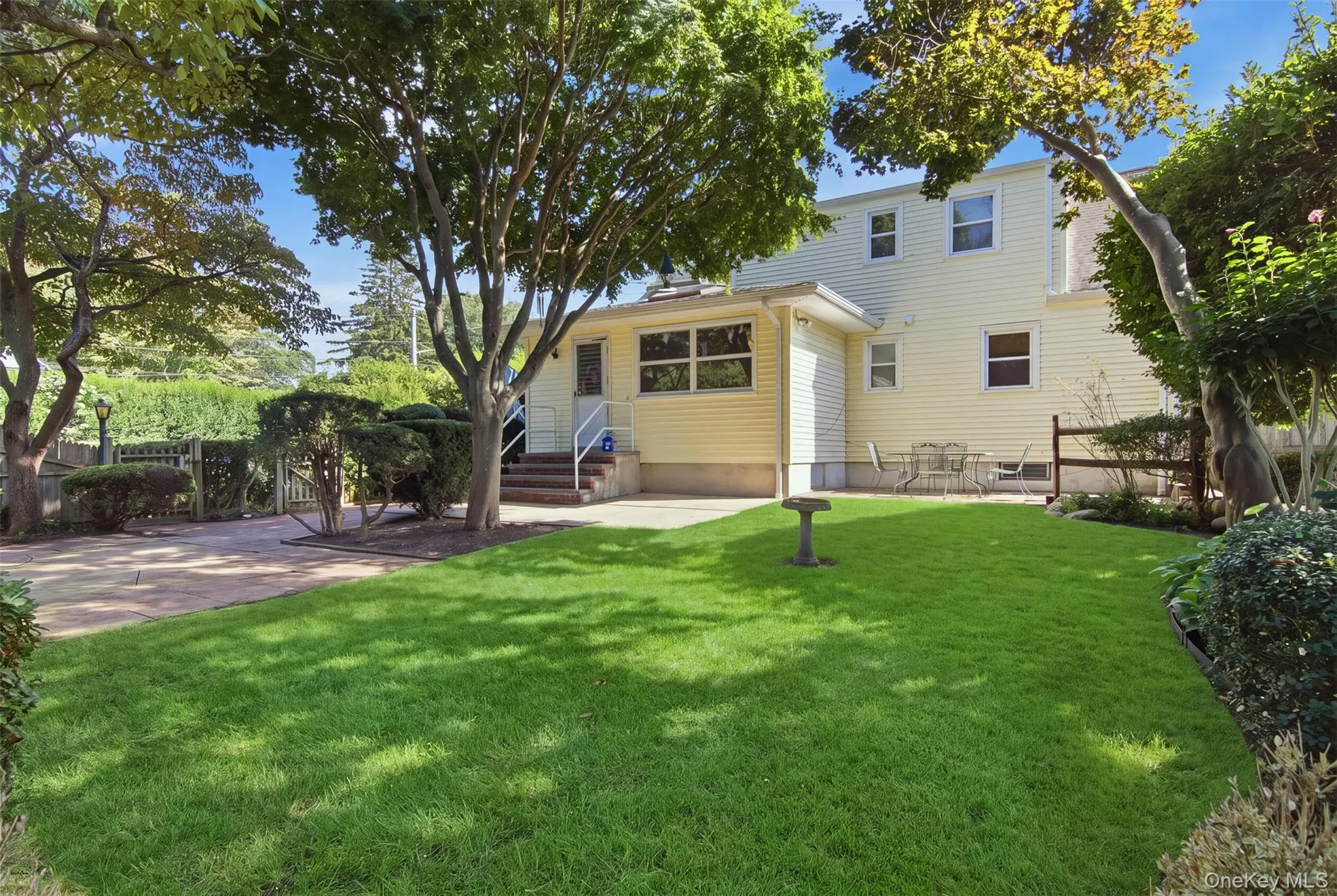 Flat, useable yard. Flat, useable yard.