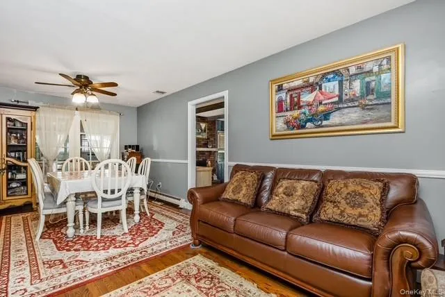 Living room flows into Dining Room Living room flows into Dining Room