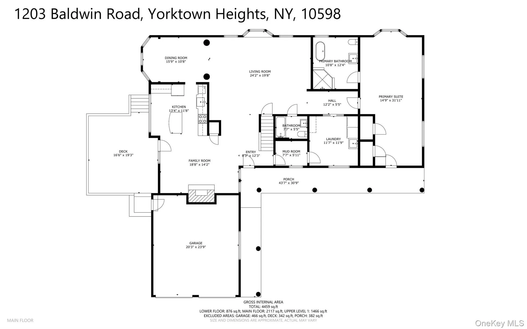 First level floor plan. First level floor plan.
