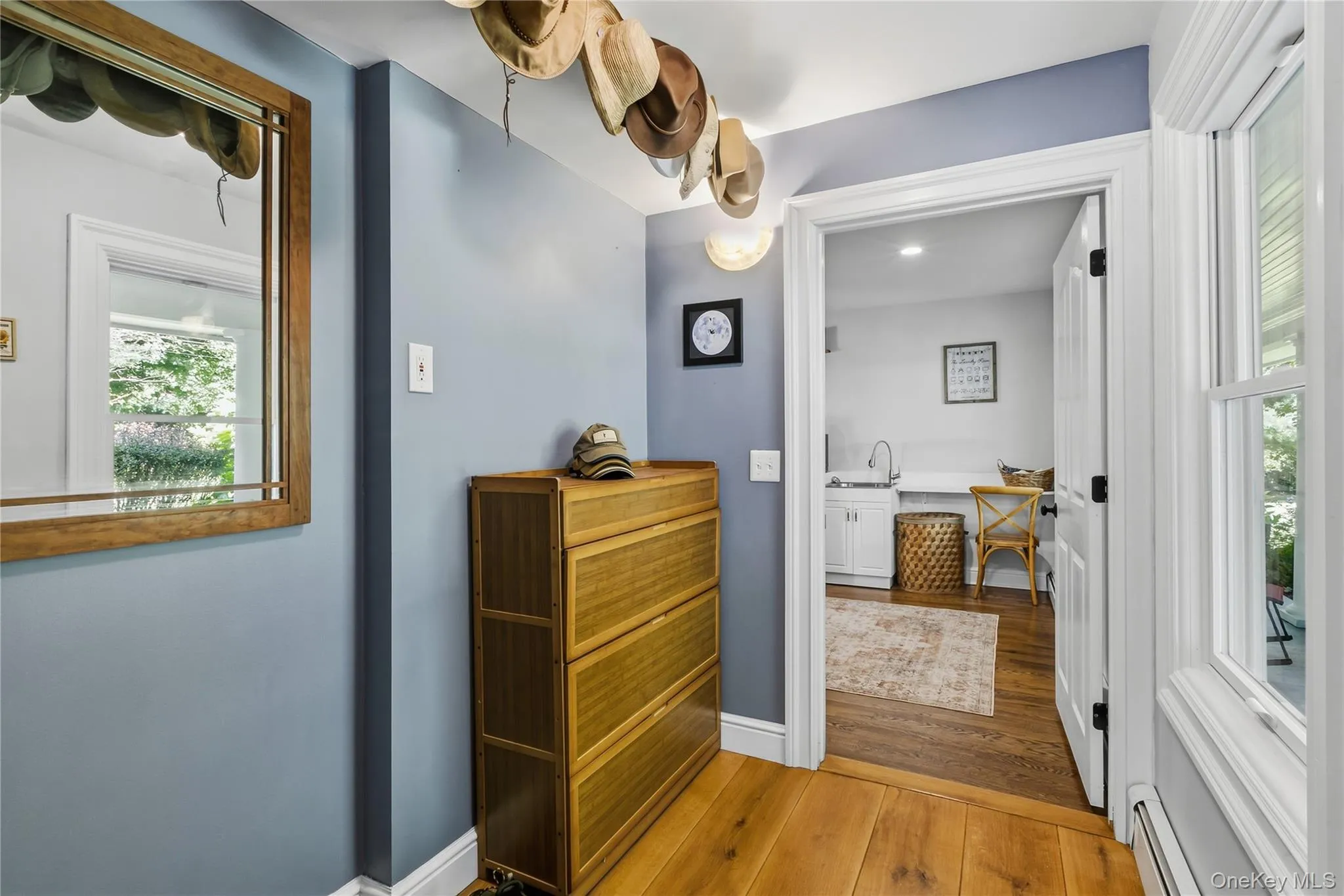 Just off the front hall ideal for unloading. Doorway in the background directly into laundry room. Just off the front hall ideal for unloading. Doorway in the background directly into laundry room.