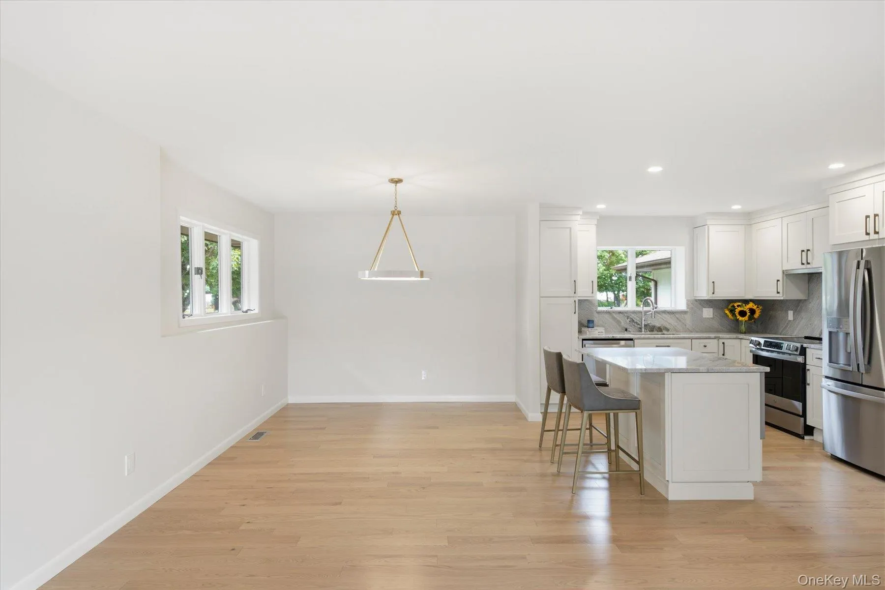 Open concept living Open concept living