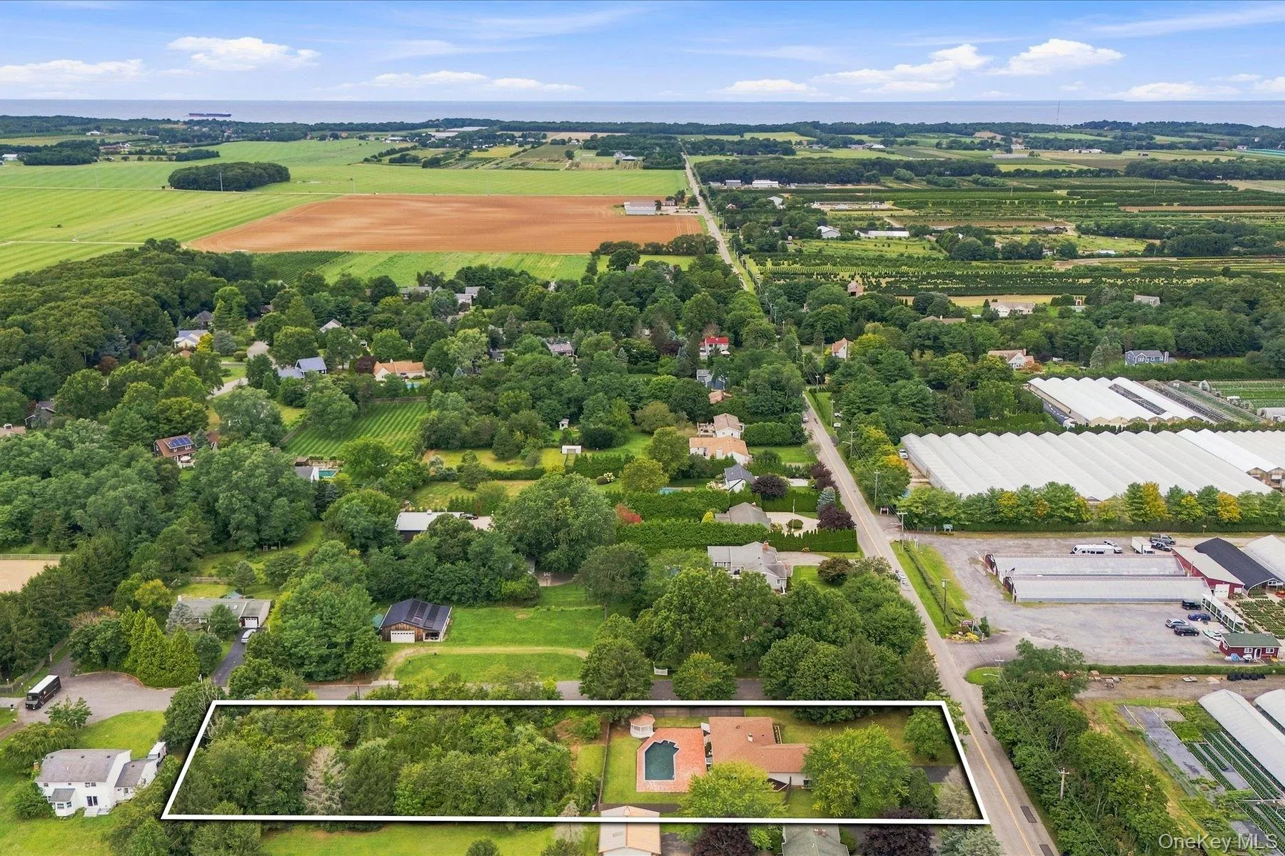 Aerial with pastoral views Aerial with pastoral views