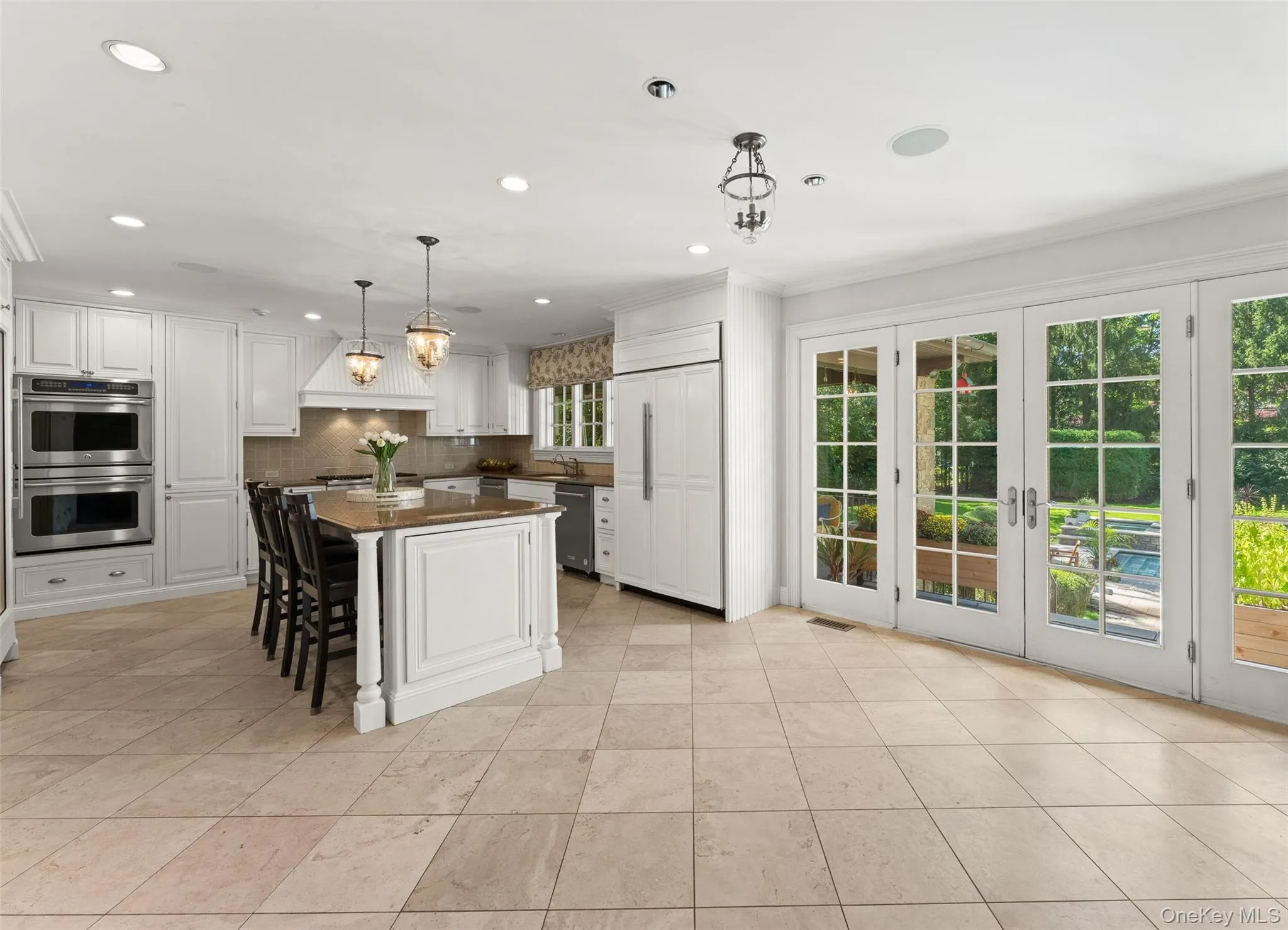 View of breakfast area with french doors leading to the cover patio and backyard View of breakfast area with french doors leading to the cover patio and backyard