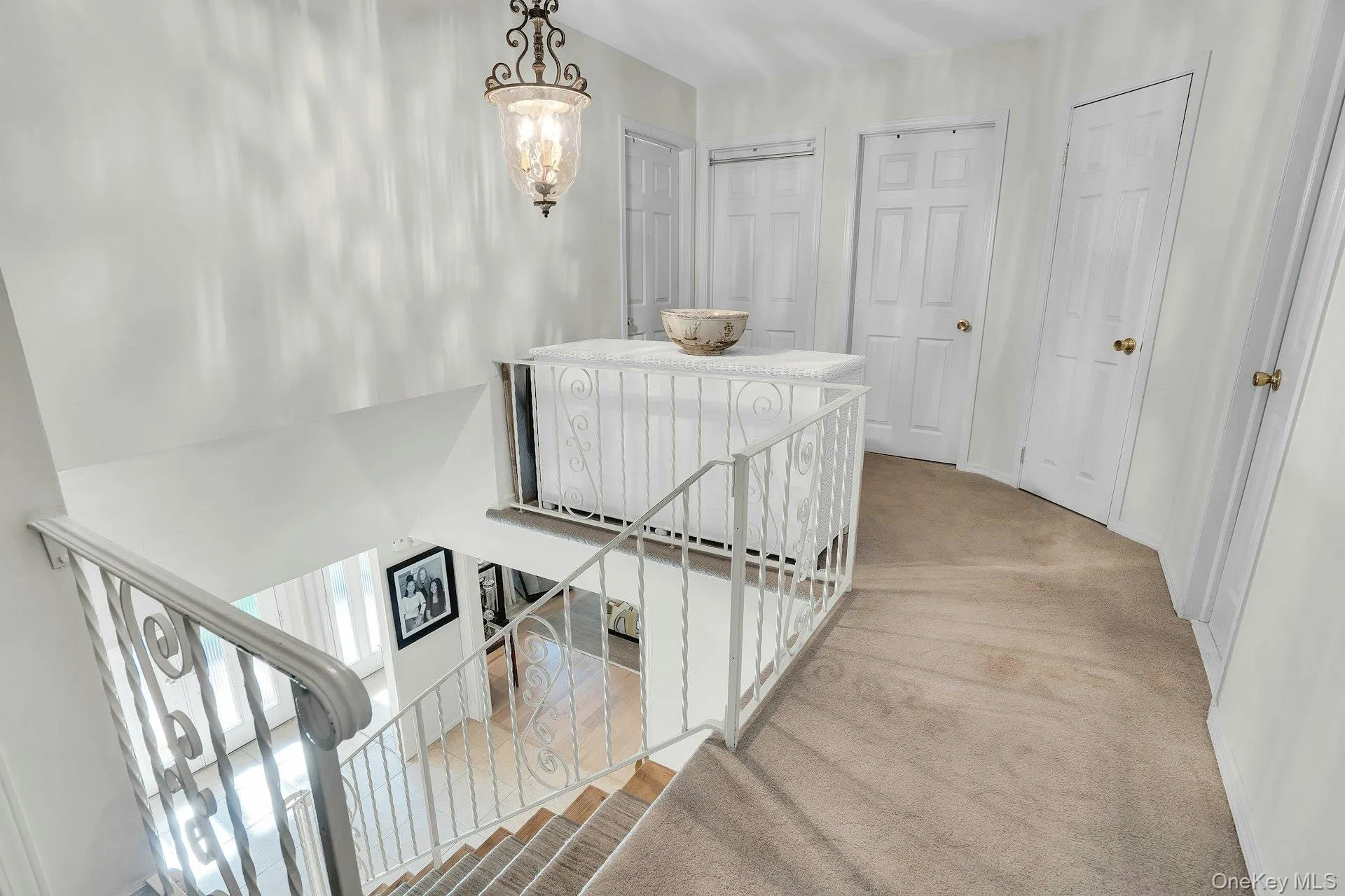 Upstairs foyer. Upstairs foyer.