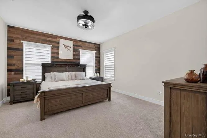 With Custom Wood Accent Wall. With Custom Wood Accent Wall.