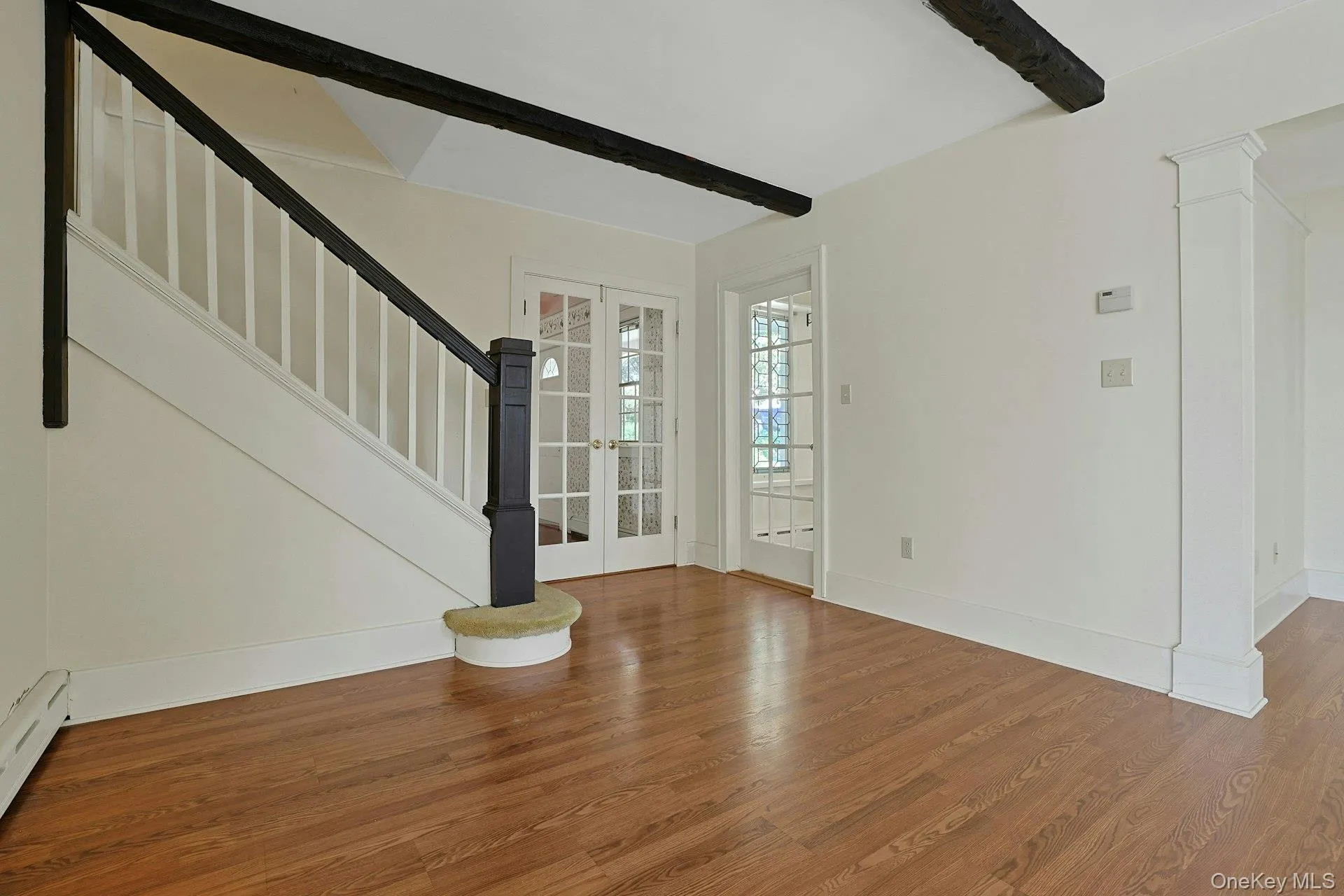 Living Room with Beautiful Hardwood Floors Living Room with Beautiful Hardwood Floors