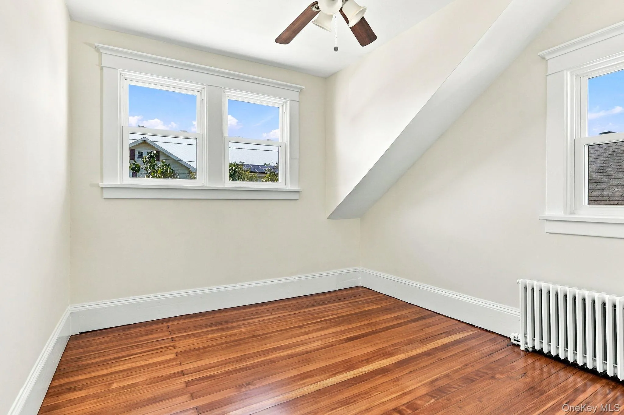 Rich wood-finish flooring throughout Rich wood-finish flooring throughout
