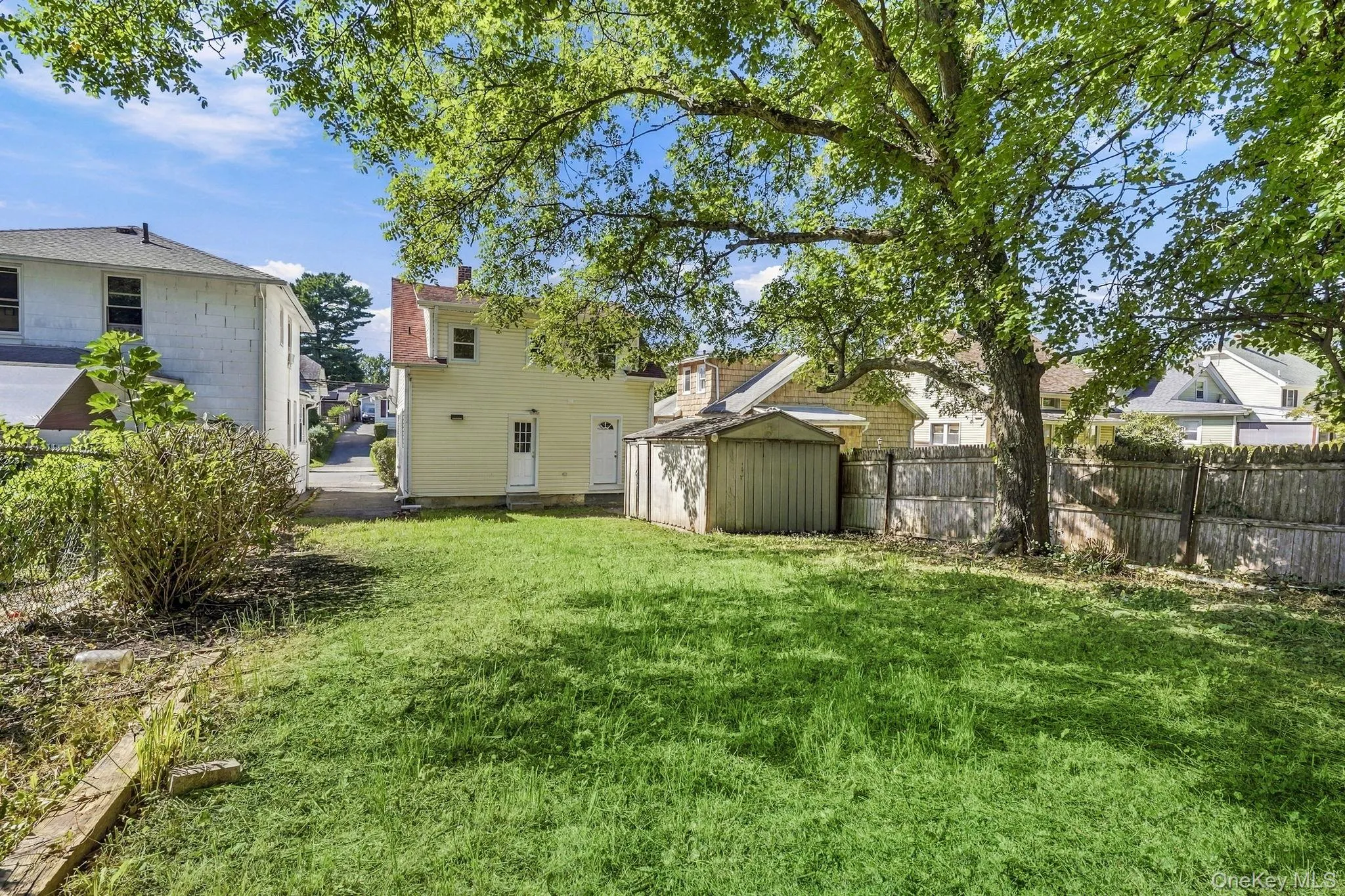 Private, fully fenced backyard and a large shed that provides plenty of additional storage Private, fully fenced backyard and a large shed that provides plenty of additional storage
