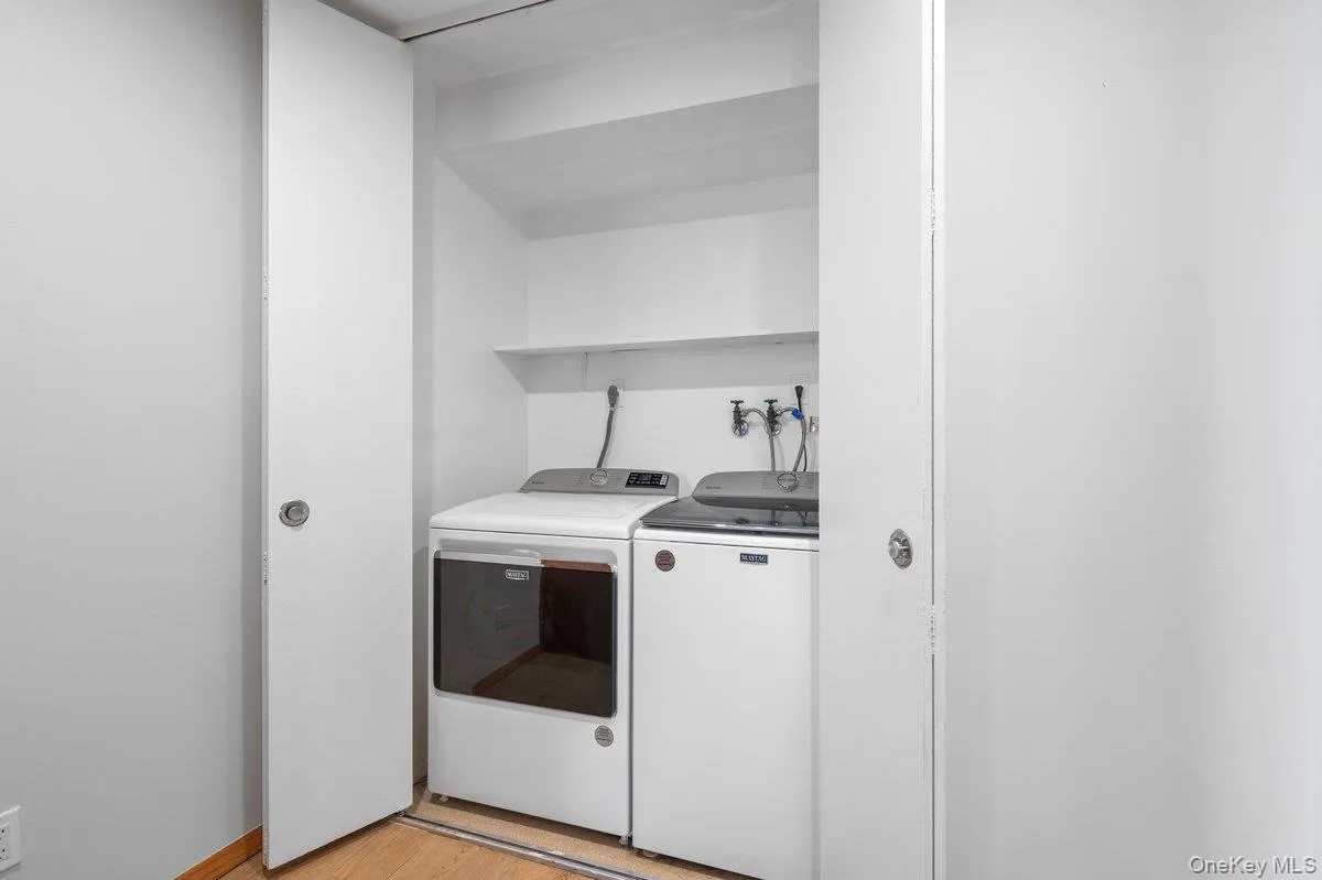 Full size washer and dryer in the kitchen Full size washer and dryer in the kitchen