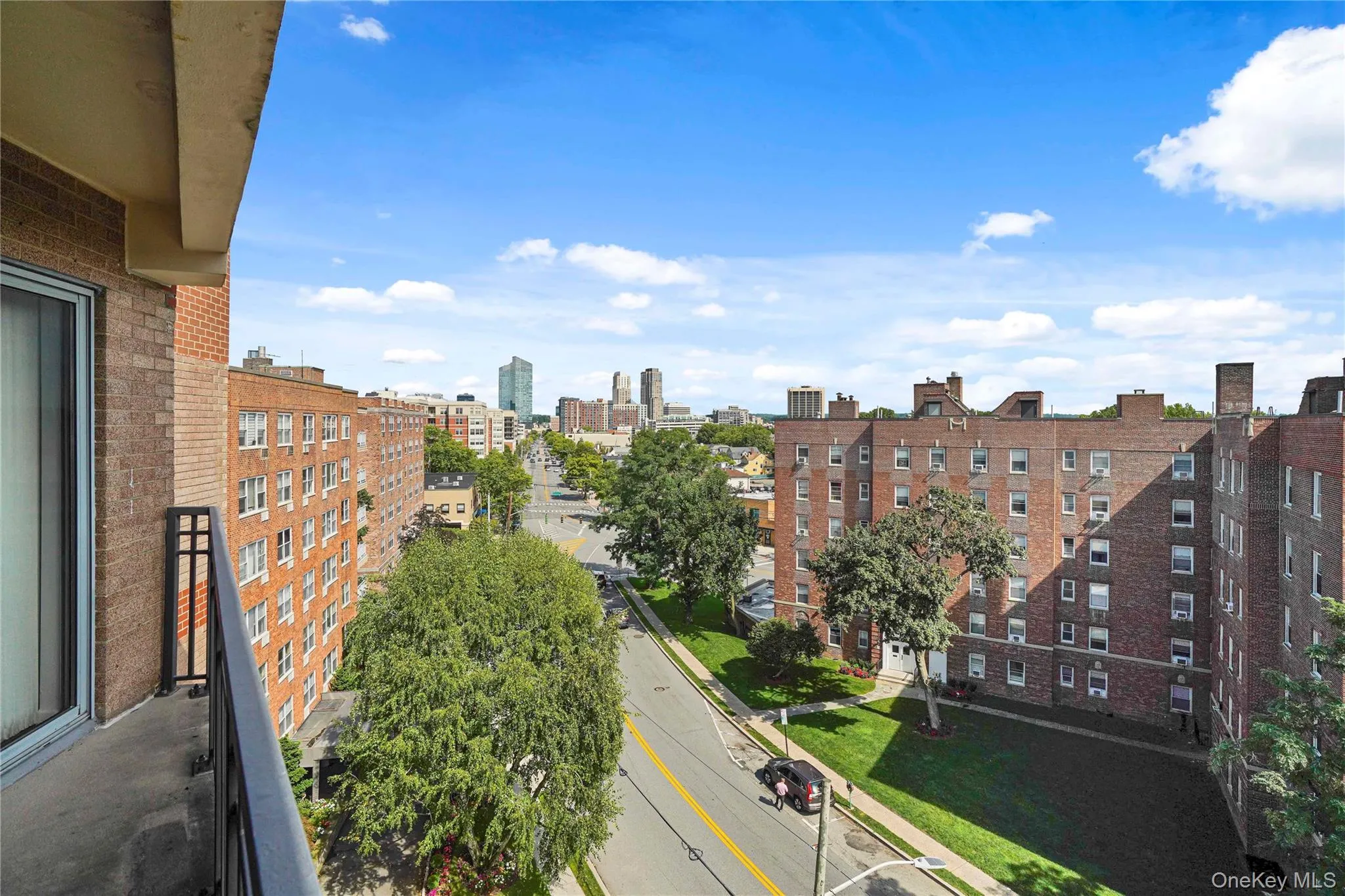 Balcony With View Of Downtown White Plains Balcony With View Of Downtown White Plains