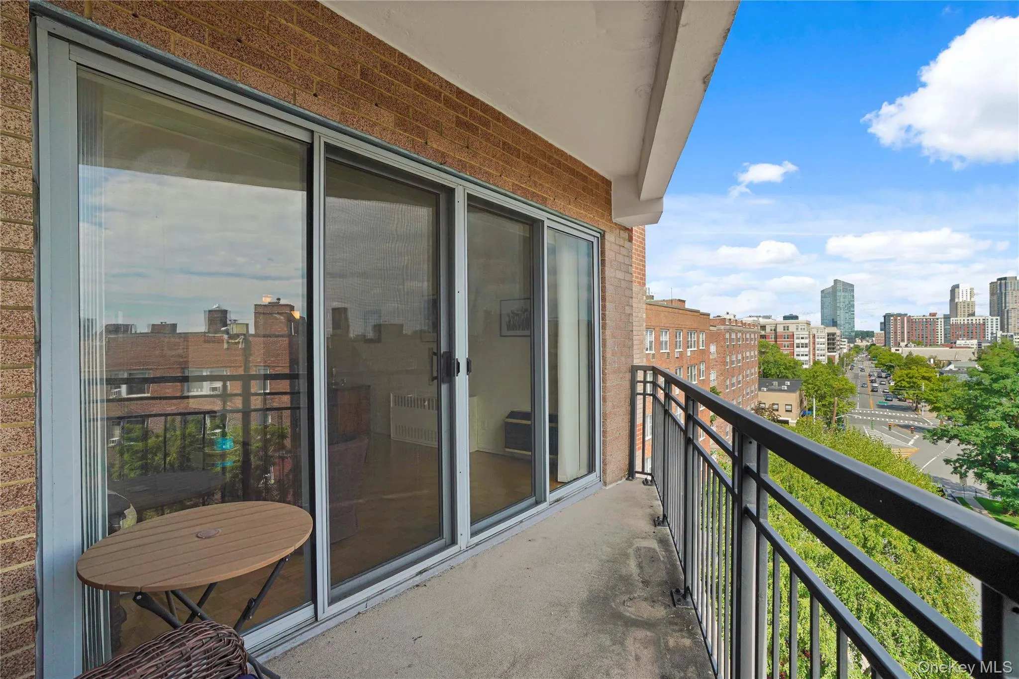 Balcony With View Of Downtown White Plains Balcony With View Of Downtown White Plains