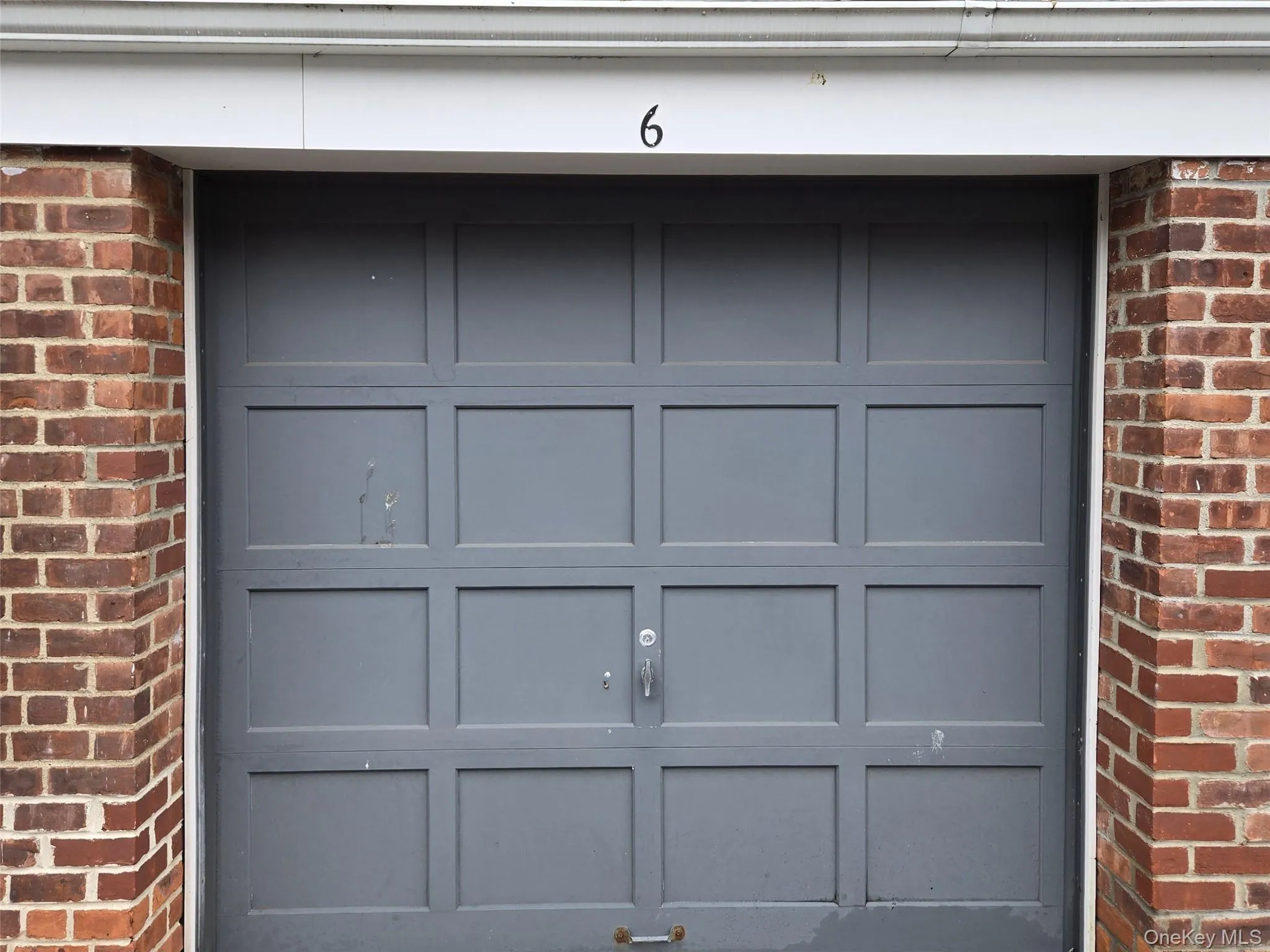 Private garage with overhead door. Private garage with overhead door.