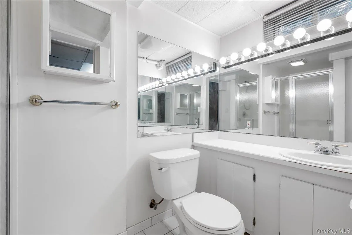 Lower level bathroom with shower. Lower level bathroom with shower.
