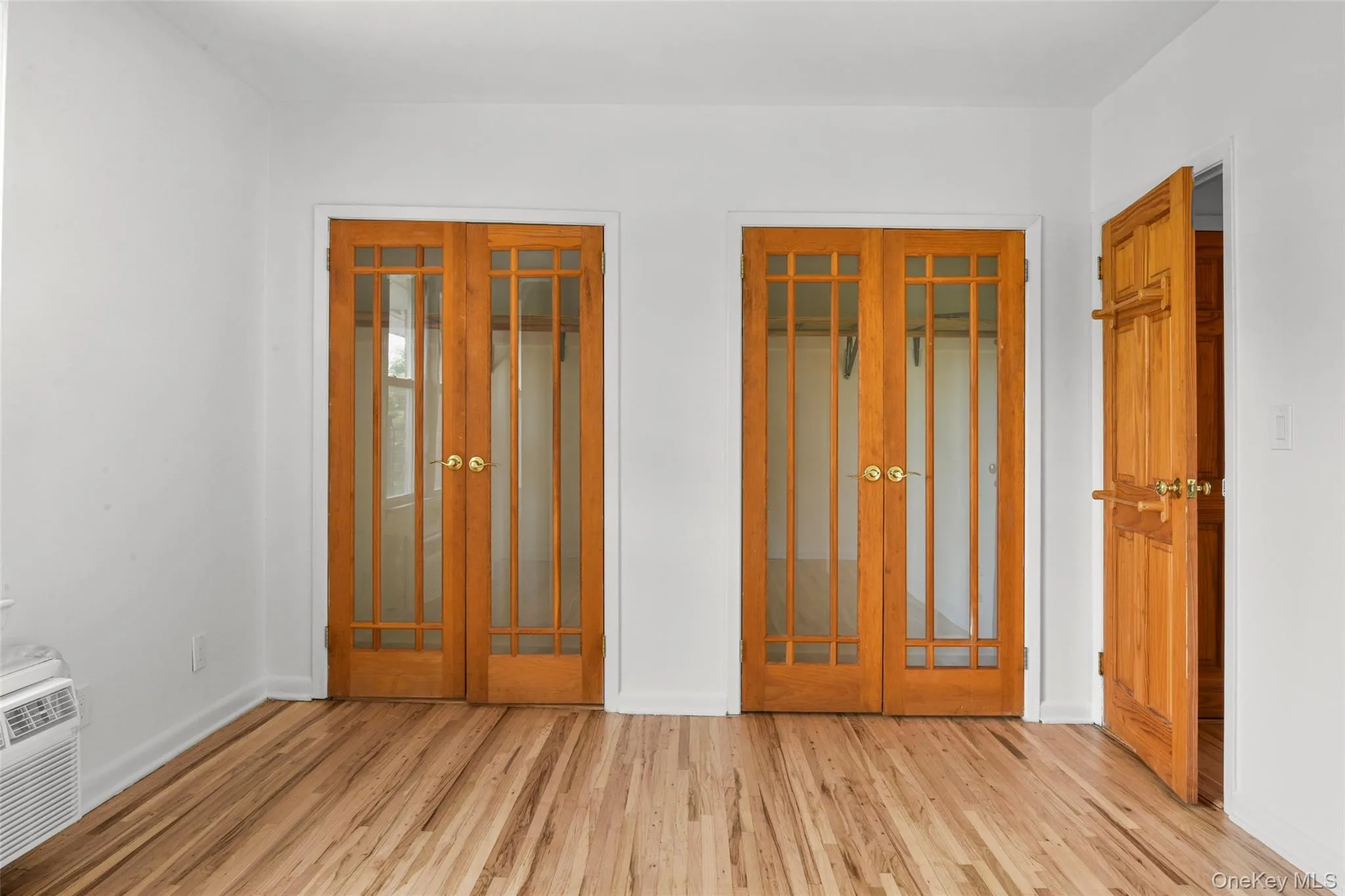 Two large double closets in bedroom Two large double closets in bedroom