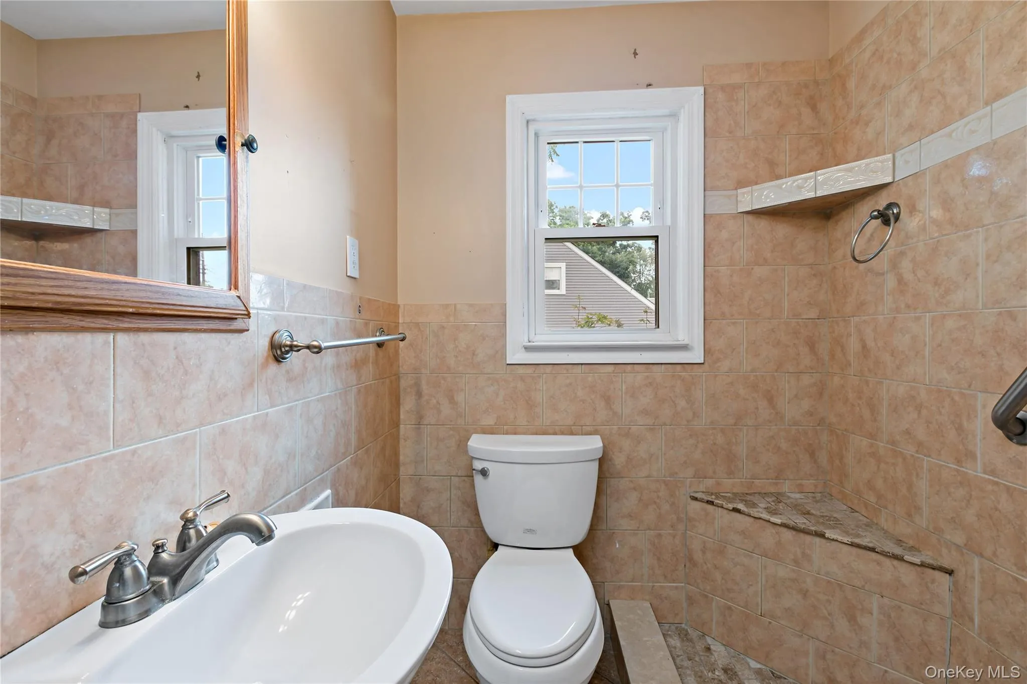 Hall bath. Hall bath.