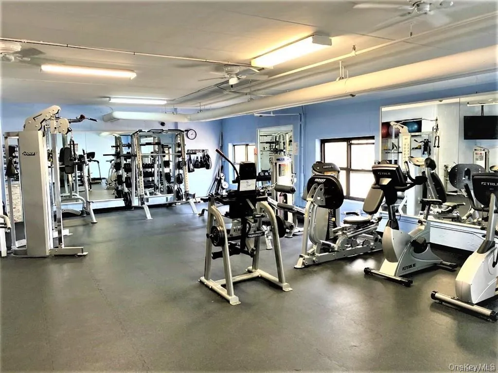 Upgraded fitness room Upgraded fitness room