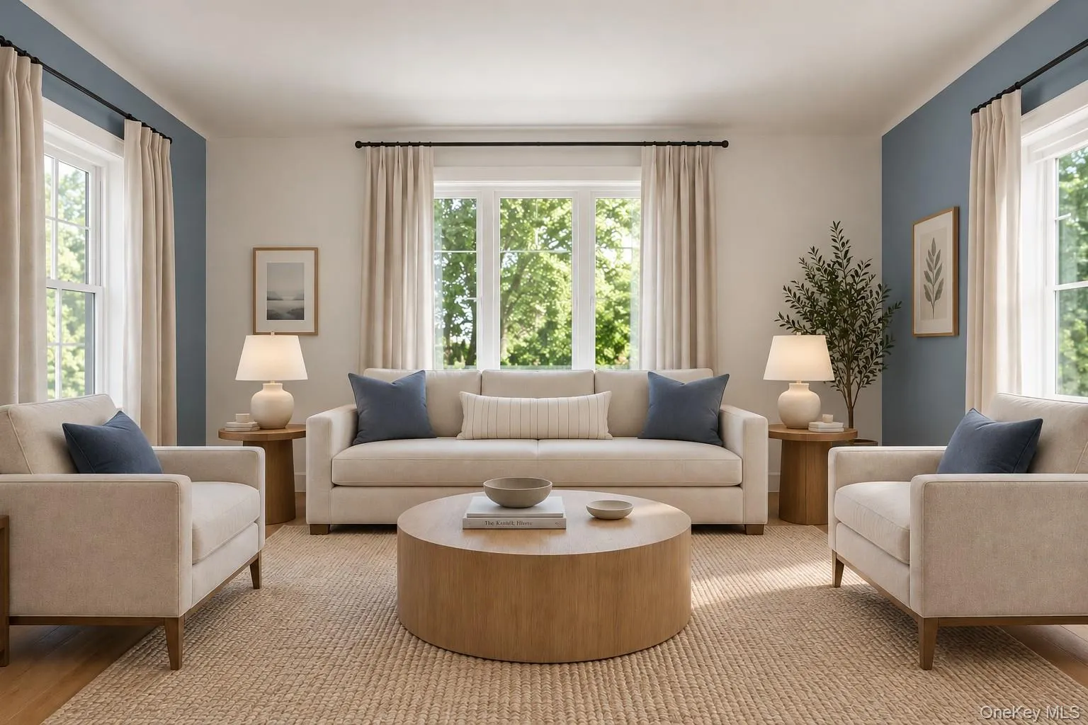 Den off of dining room virtually staged. Den off of dining room virtually staged.