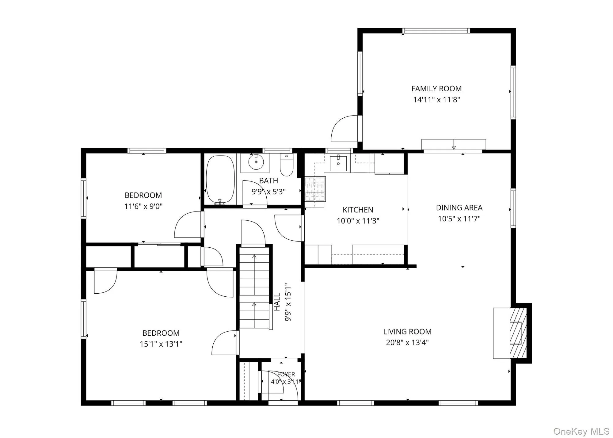 Main level floorplan. Main level floorplan.