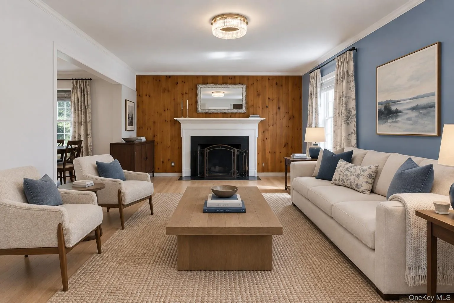 Living room virtually staged. Living room virtually staged.