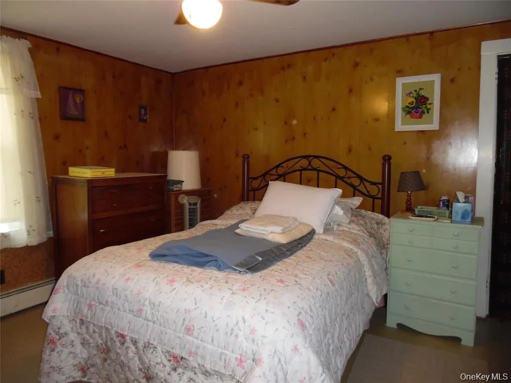Paneled walls with wood trim-Bedroom Paneled walls with wood trim-Bedroom