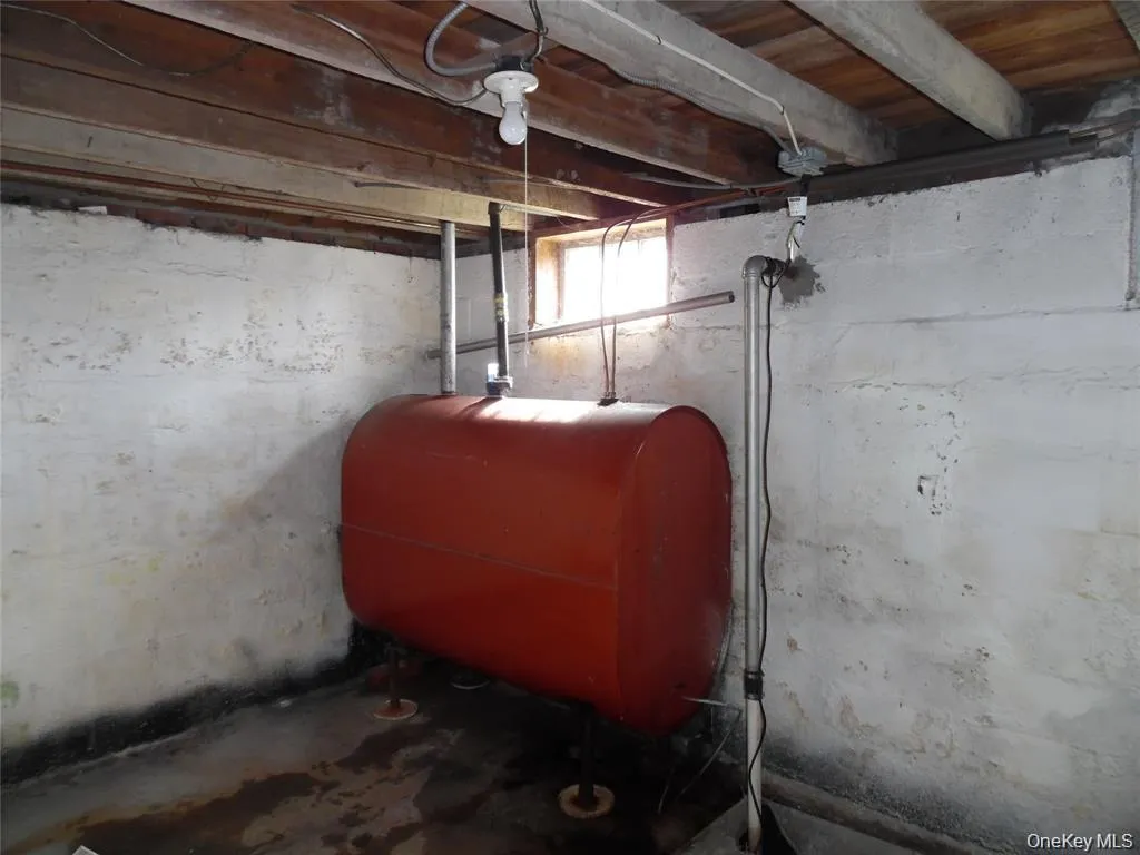 Tank in basement Tank in basement